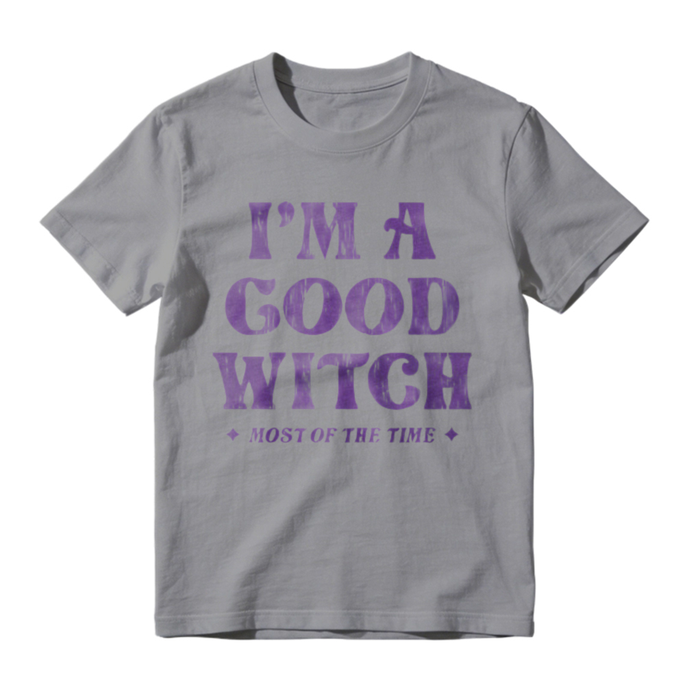 I'm A Good Witch Most Of The Time Funny Halloween Quote T-shirt
