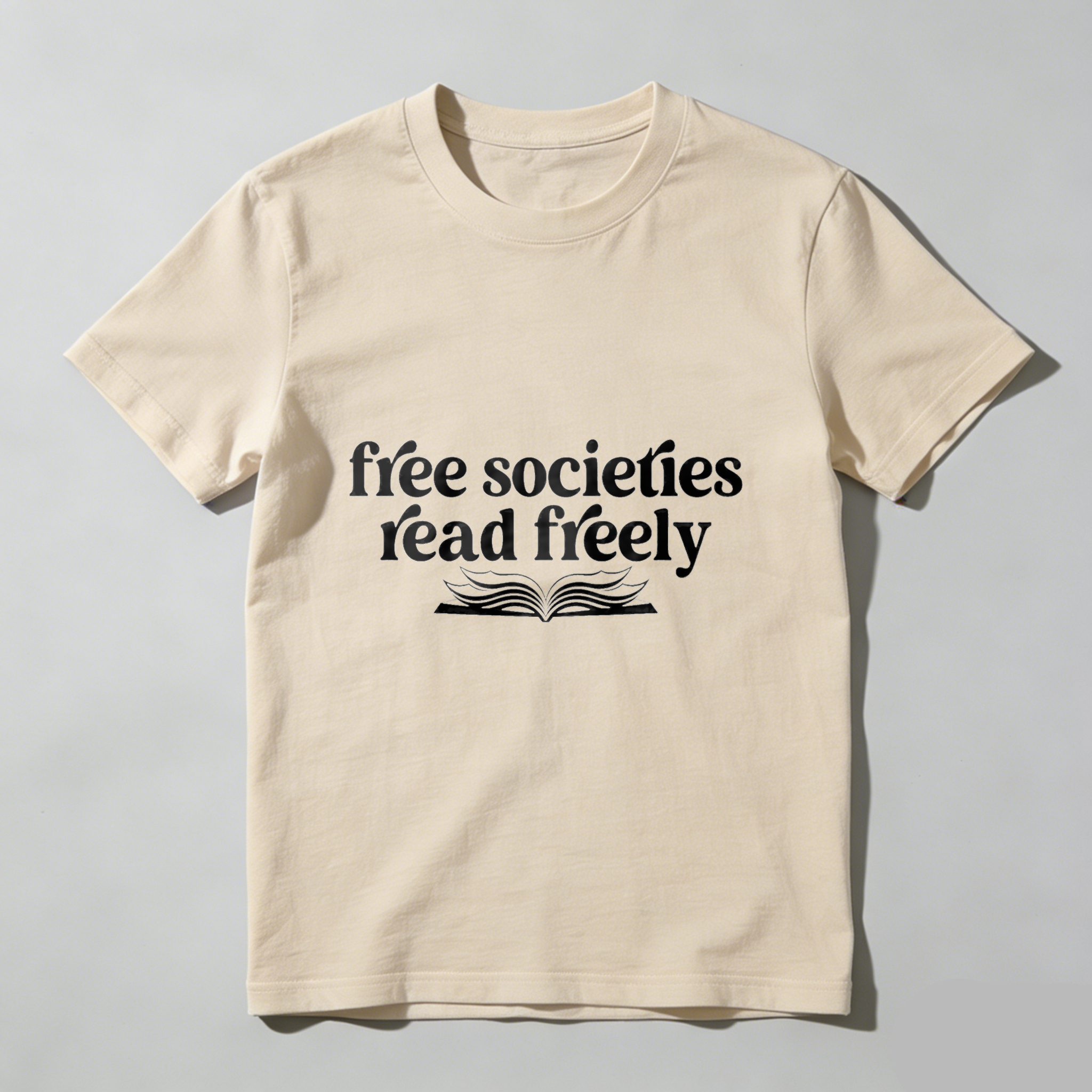 Wardrobecart Free Societies Read Freely Book Tshirt