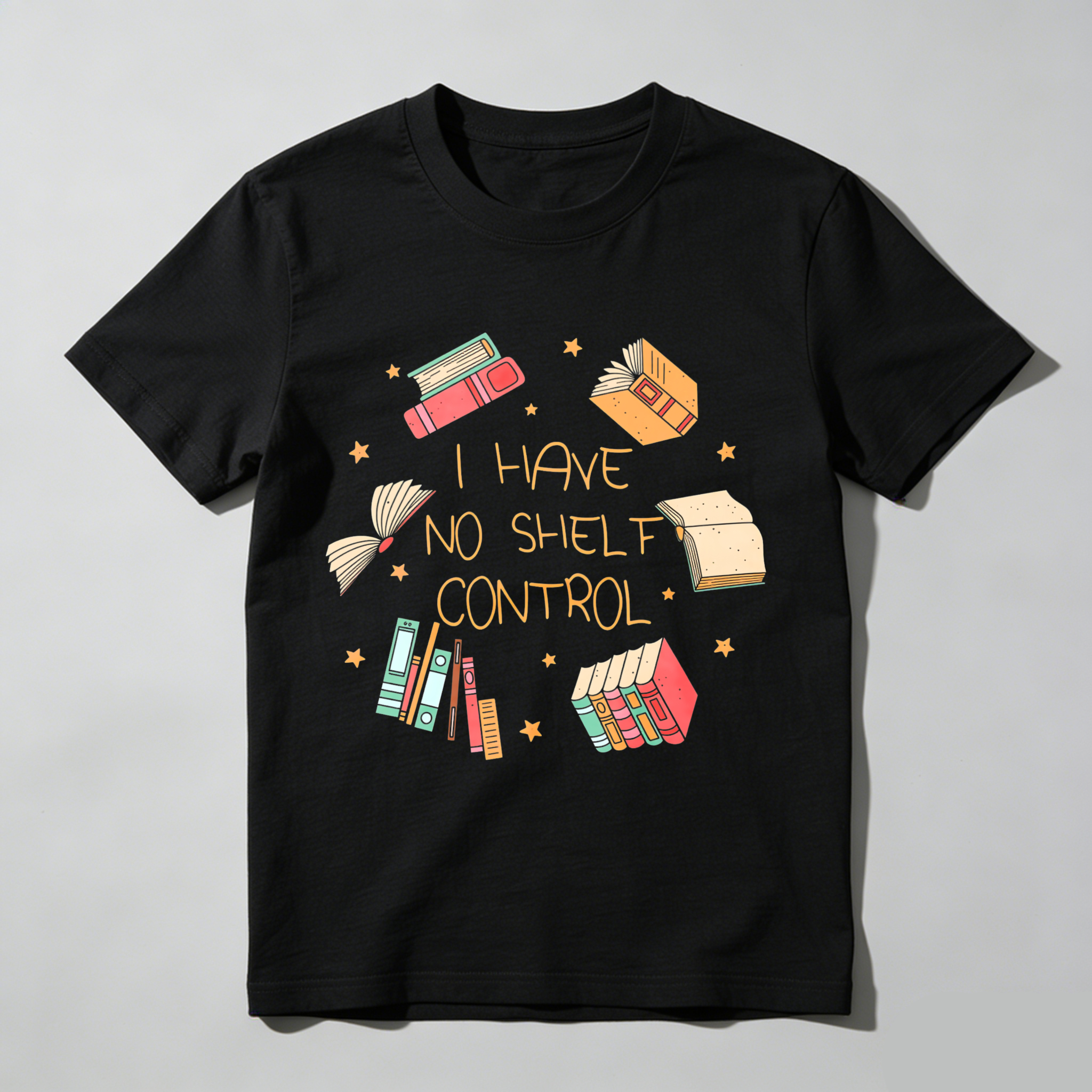 Wardrobecart Book Lover I Have No Shelf Control Design Unisex Classic T-shirt