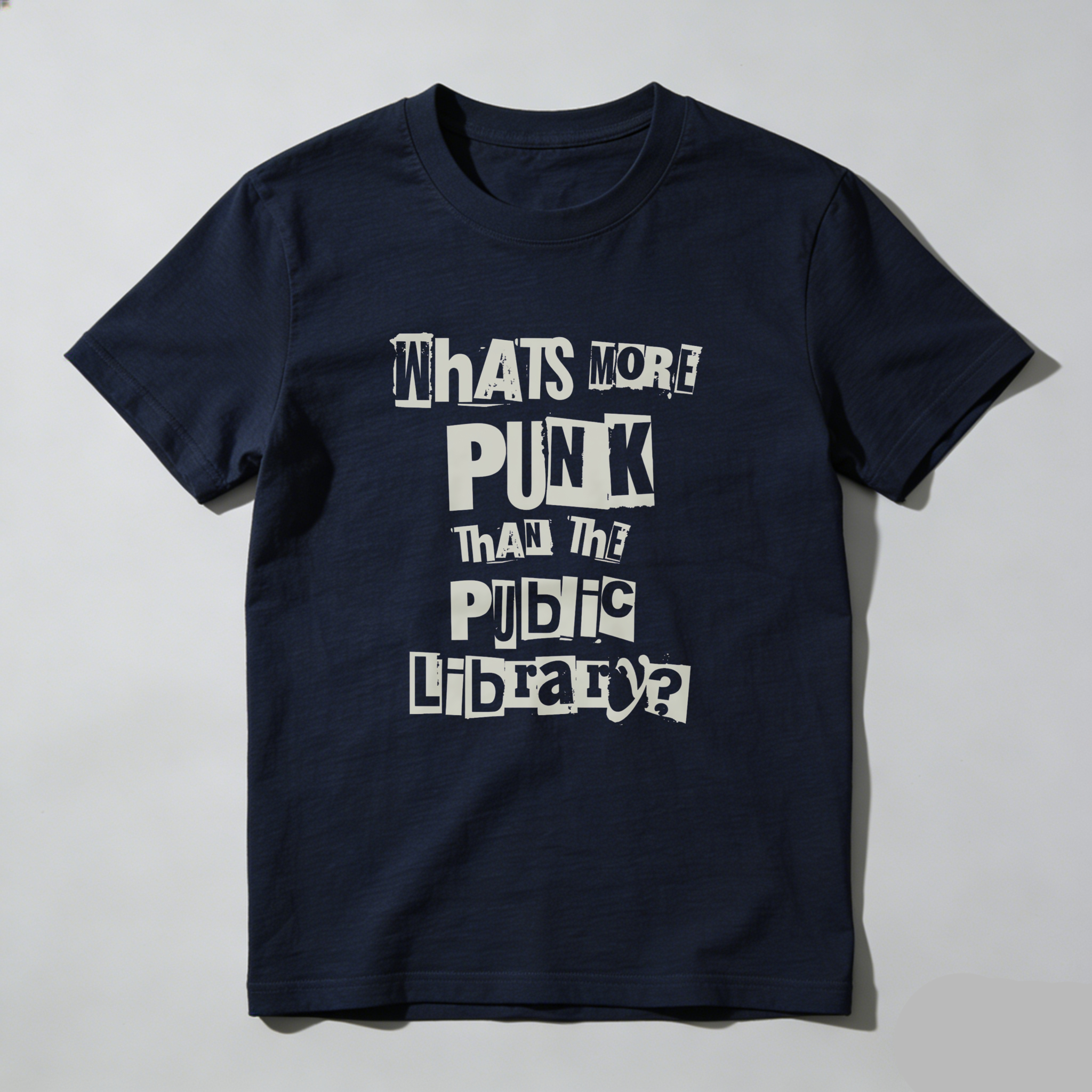 Wardrobecart What's More Punk Than The Public Library Tshirt