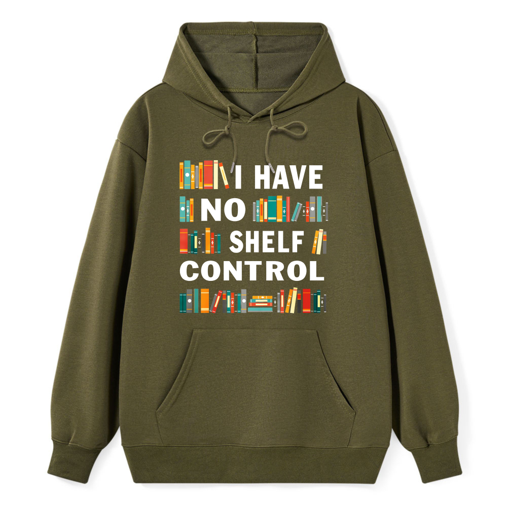 Wardrobecart Book Lover I Have No Shelf Control Unisex Classic Hoodie