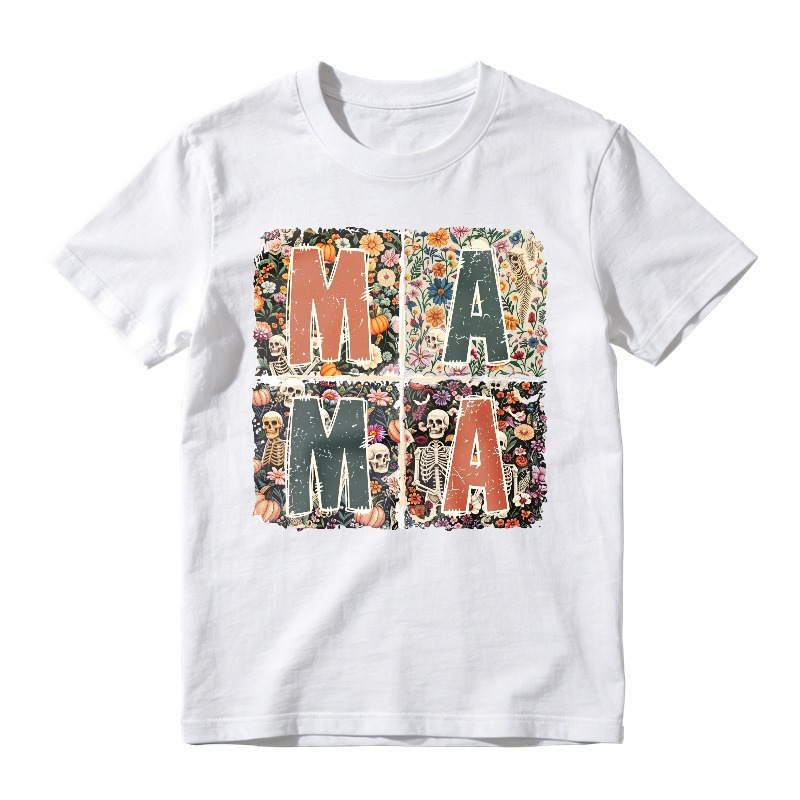 Mama Floral Skeleton Collage, Unisex Classic T-shirt