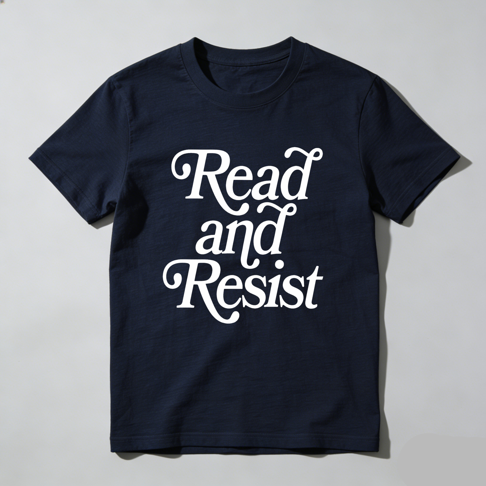 Wardrobecart Read And Resist Tshirt 100% cotton