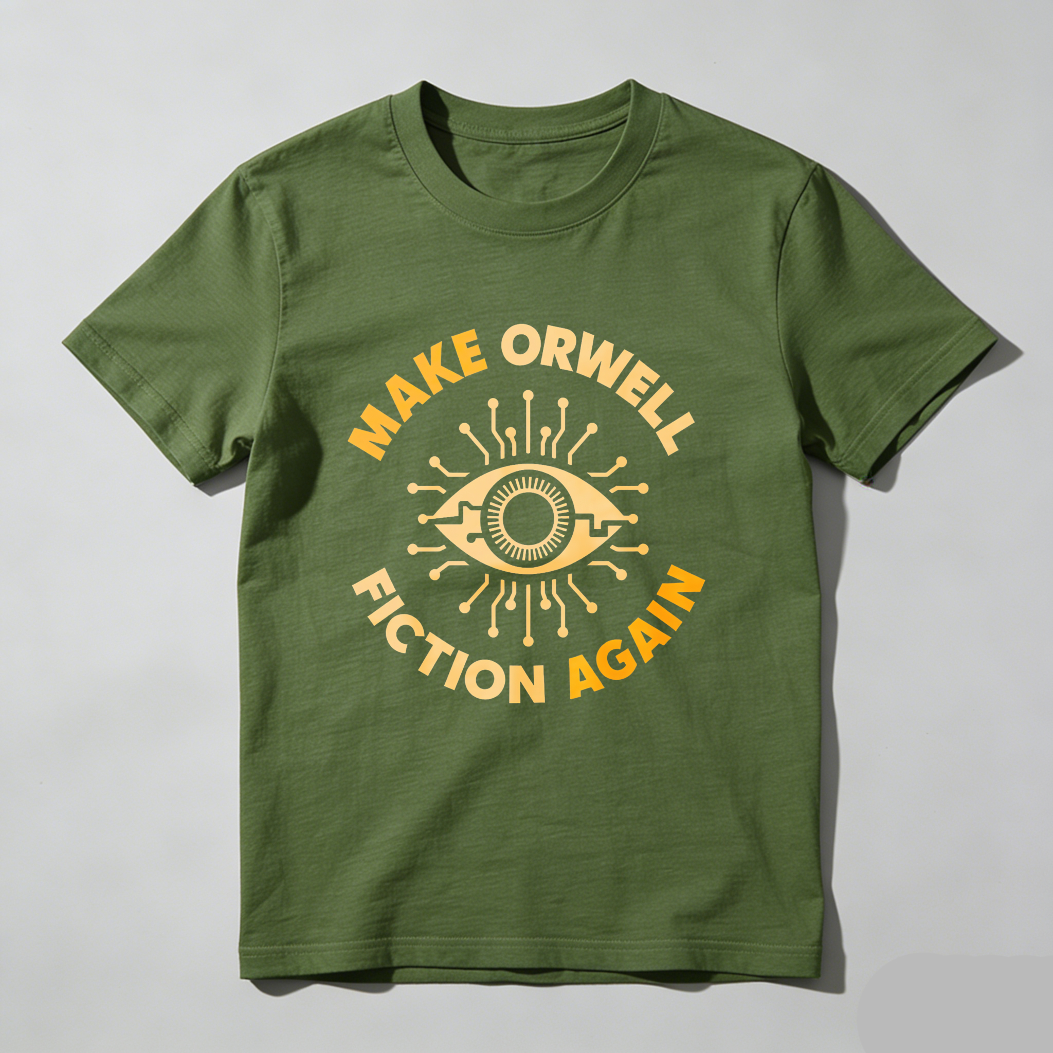 Wardrobecart Make Orwell Fiction Again Eye Symbol tshirt