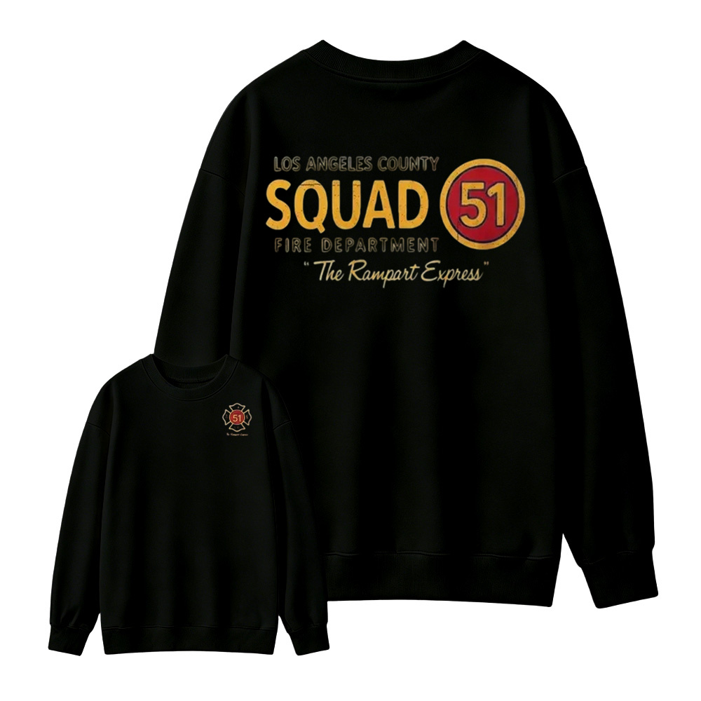 Los Angeles County Squad 51 Fire Department Sweatshirt