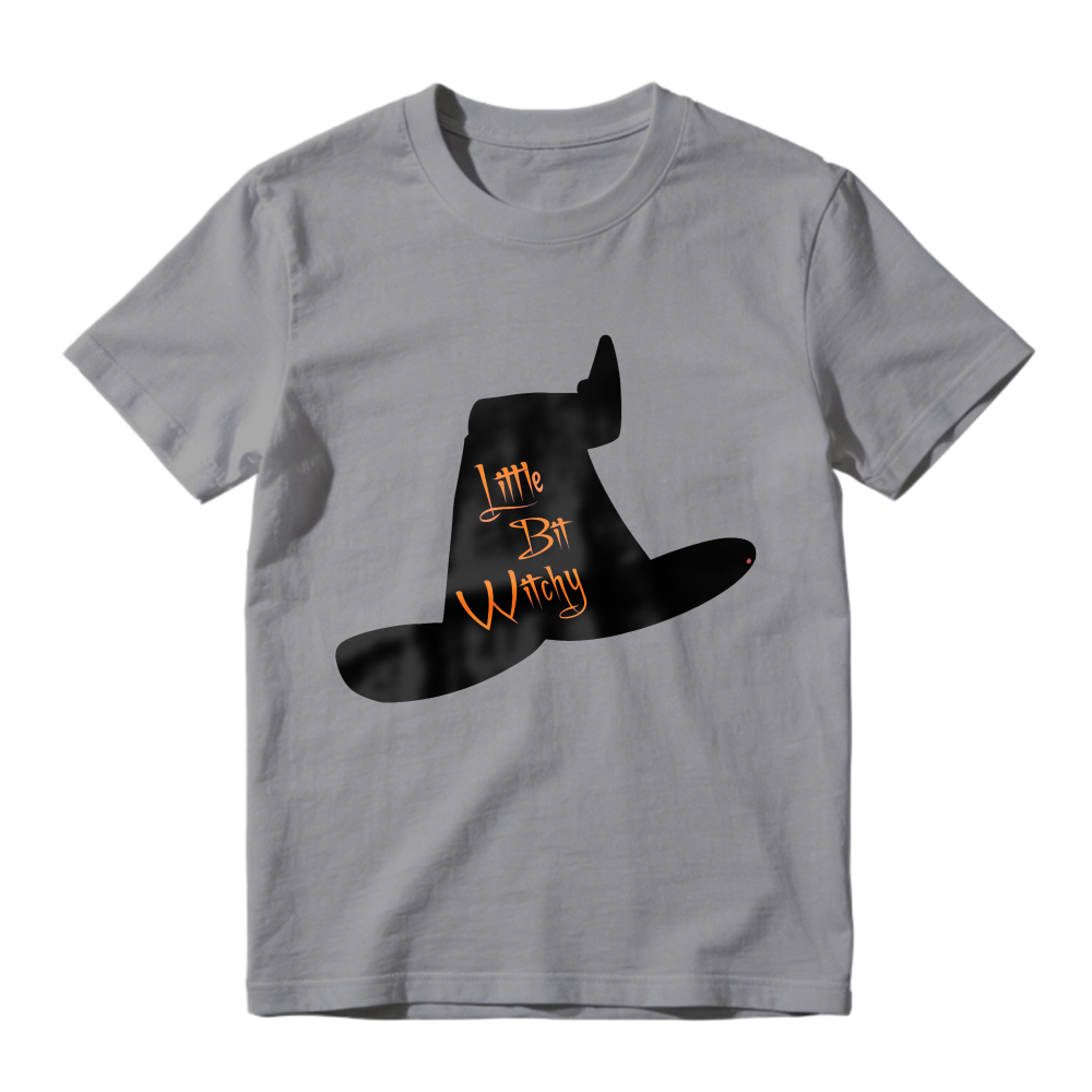 Little Bit Witchy Hat Outline, Unisex Classic T-shirt