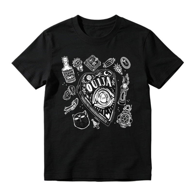 Ouija Board And Occult Symbols Graphic, Unisex Classic T-shirt