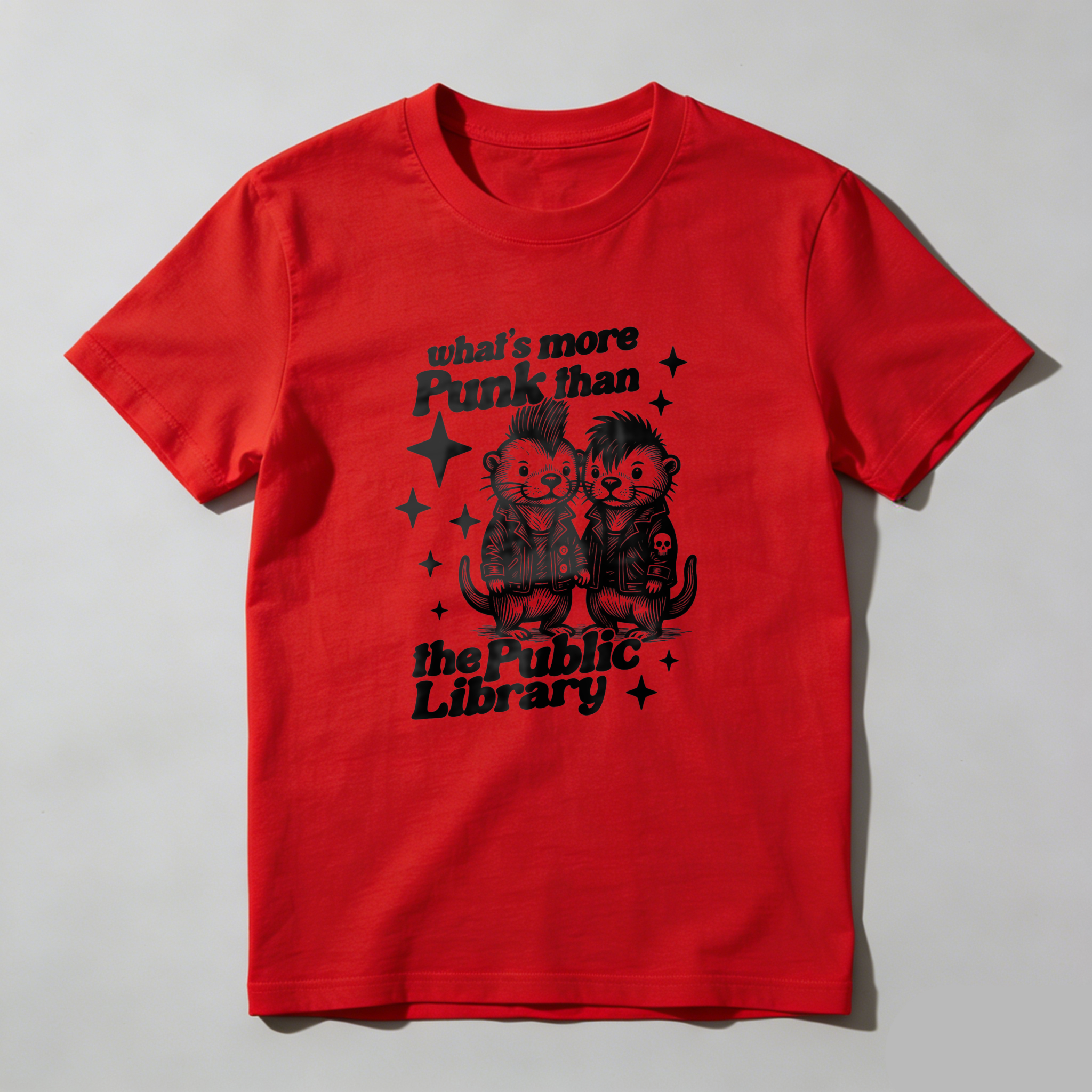 Wardrobecart What's More Punk Than The Public Library Tshirt