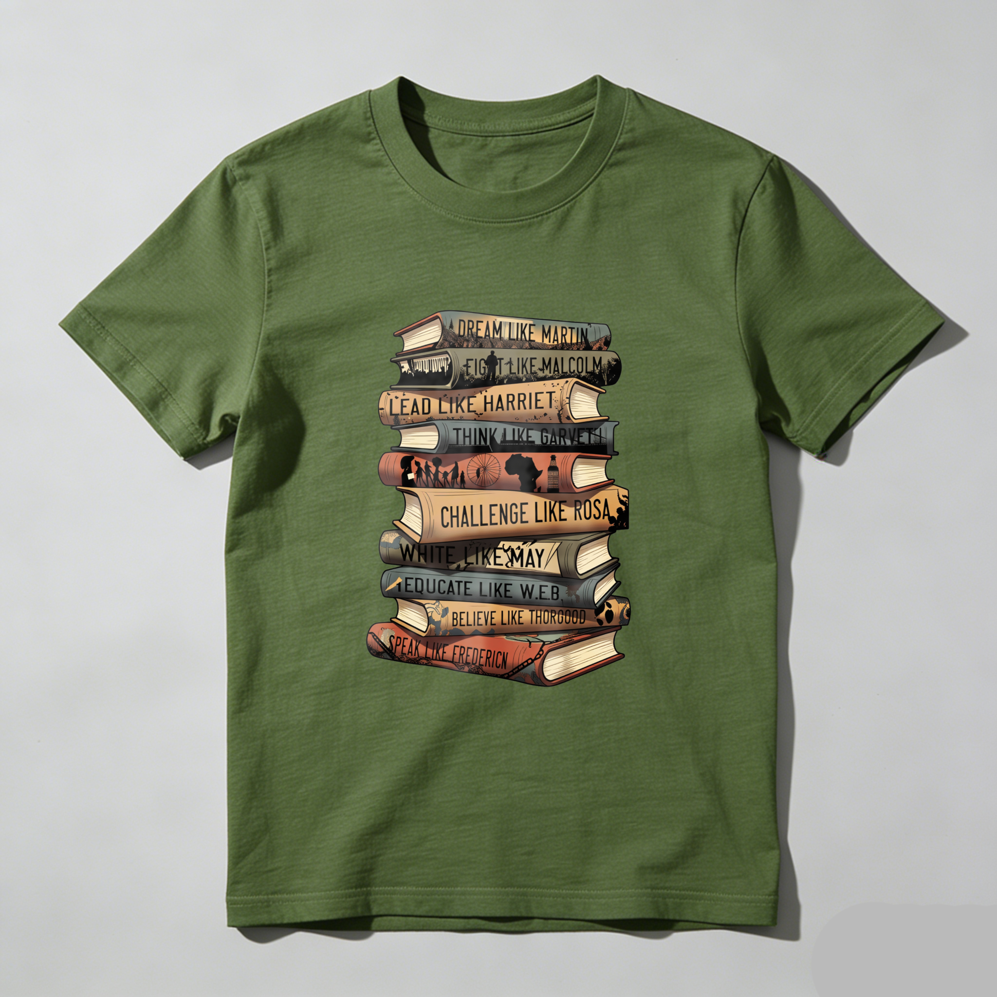 Wardrobecart Black History Books T-Shirt
