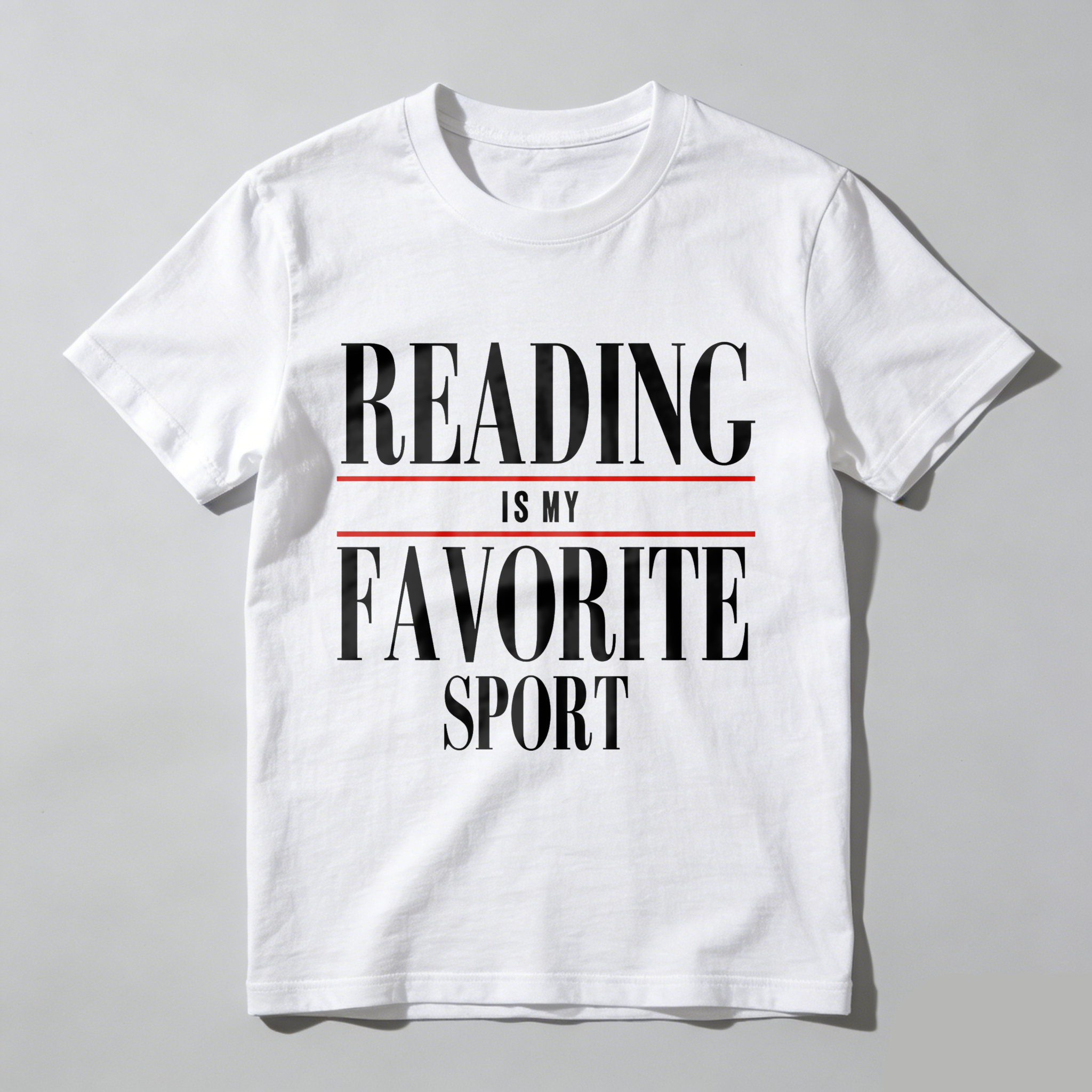 Wardrobecart Reading Is My Favorite Sport Tshirt