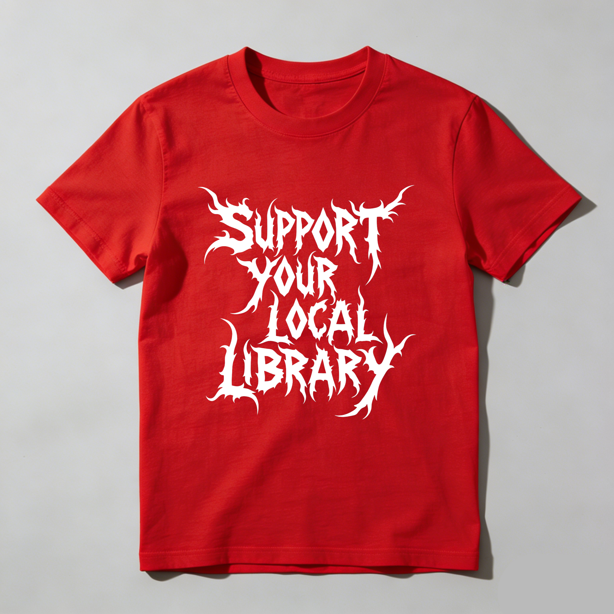 Wardrobecart Support Your Local Library Tshirt