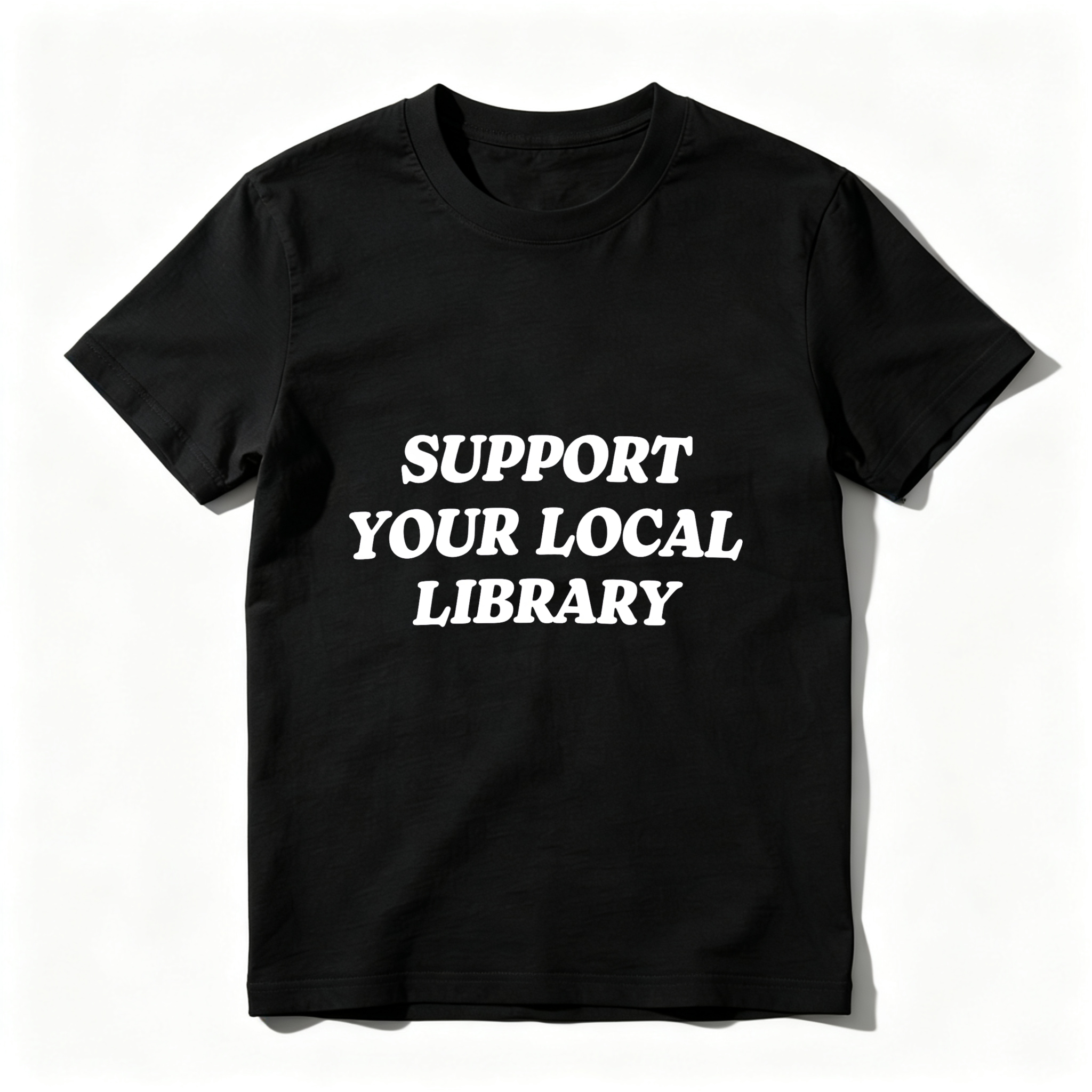 Wardrobecart Support Your Local Library Tshirt