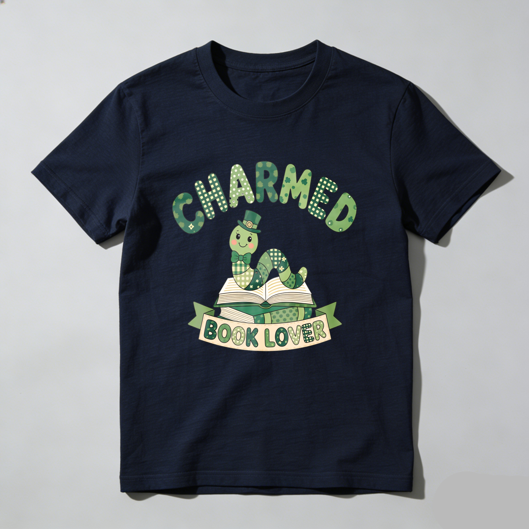 Wardrobecart Charmed Book Lover Snake Reading tshirt