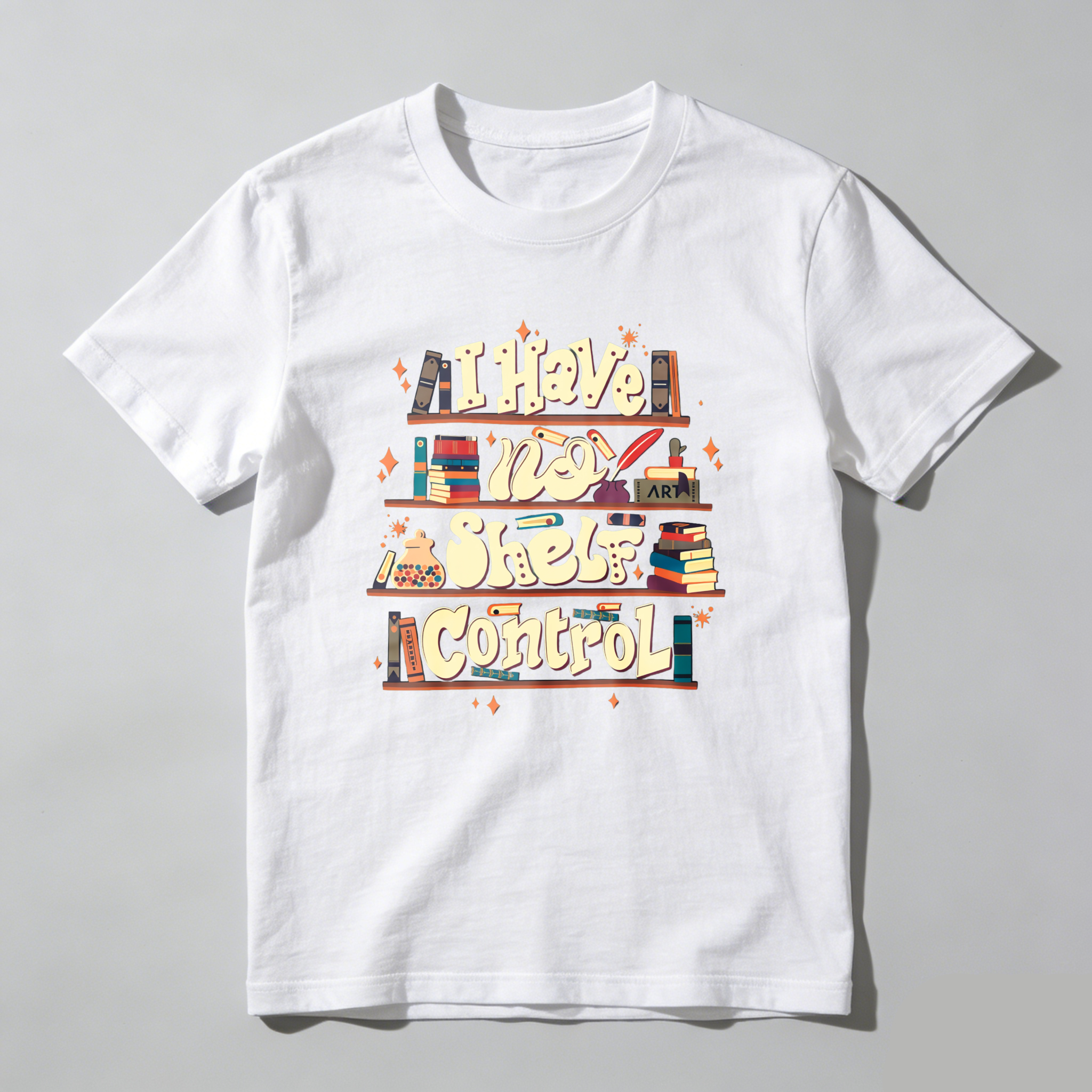 Wardrobecart I Have No Shelf Control Tshirt