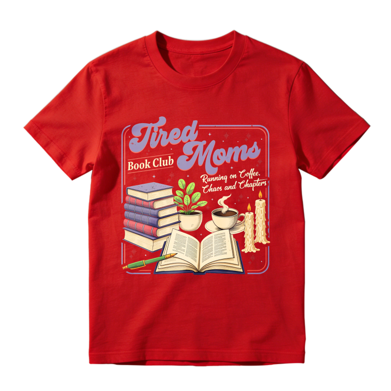 Wardrobecart Tired Moms Reading Books And Tea Unisex Classic T-shirt