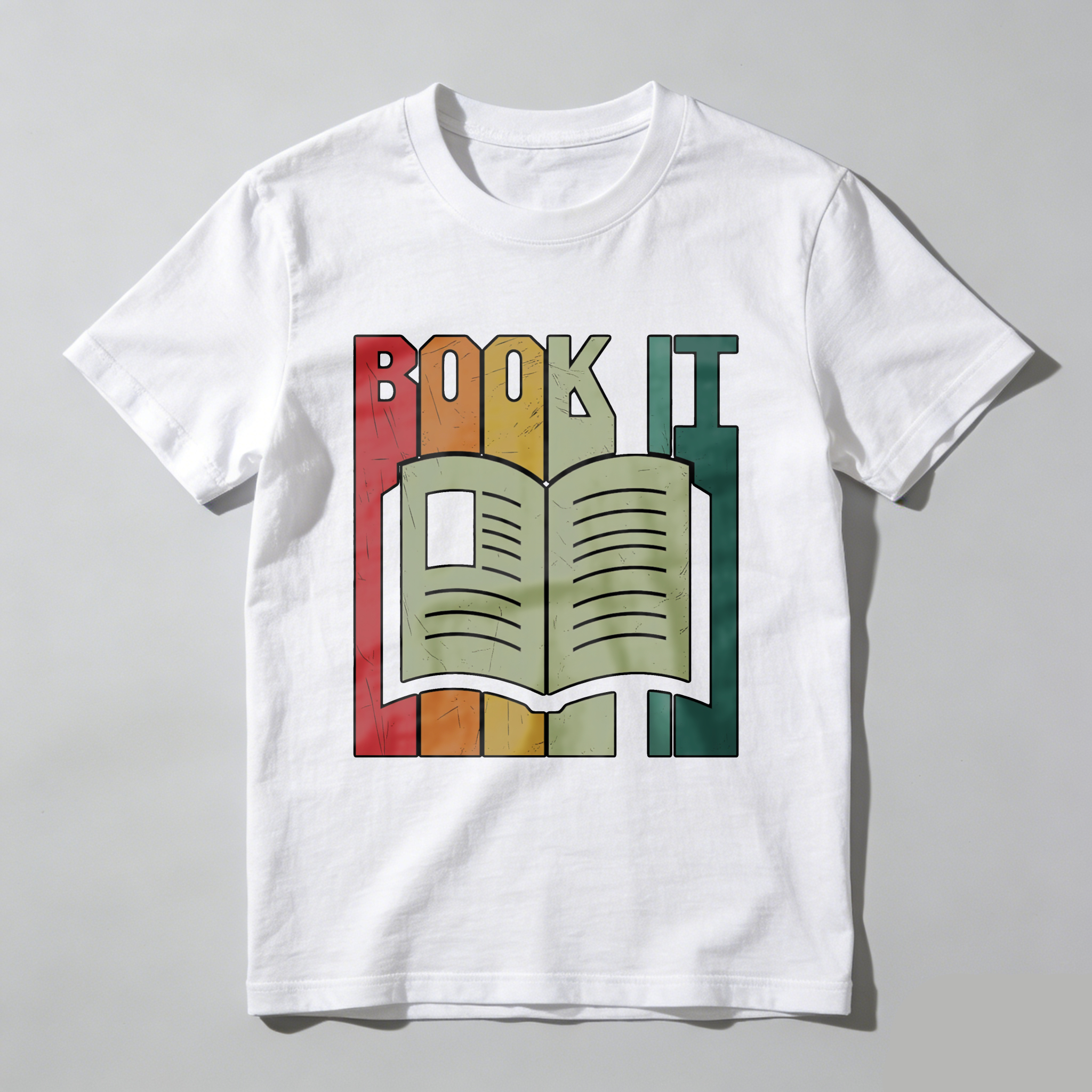 Wardrobecart Book It With Open Book Design Tshirt