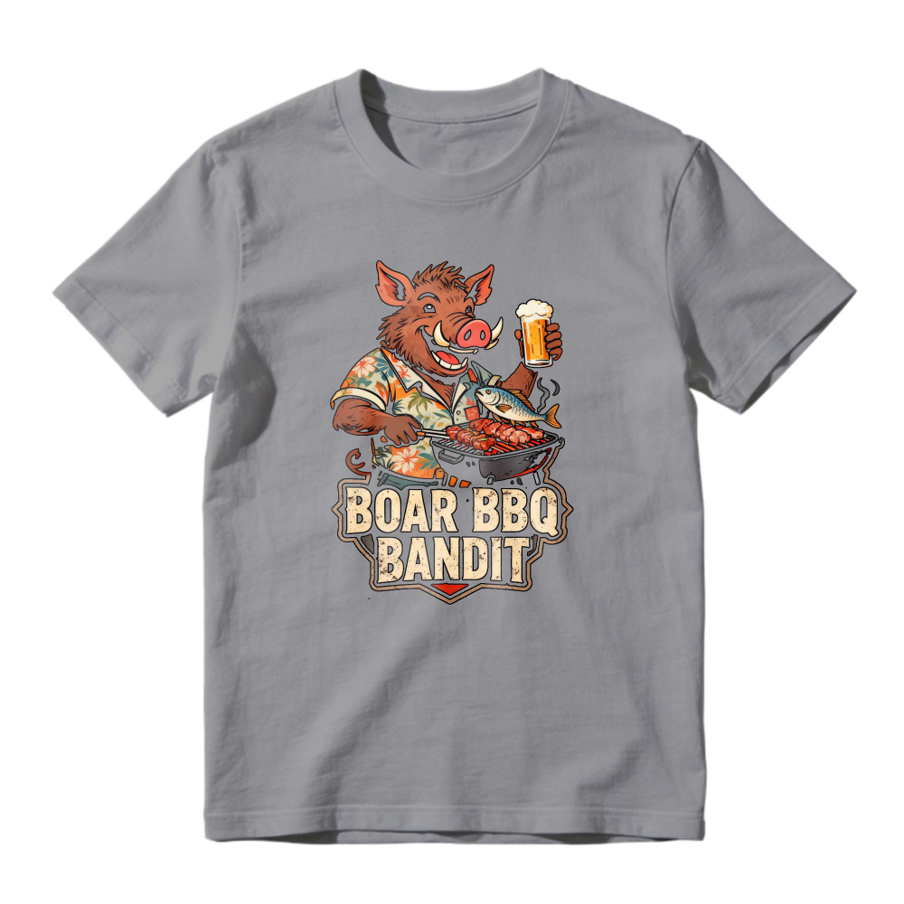 Boar Bbq Bandit Grilling Pig With Beer And Ribs Unisex Classic T-shirt