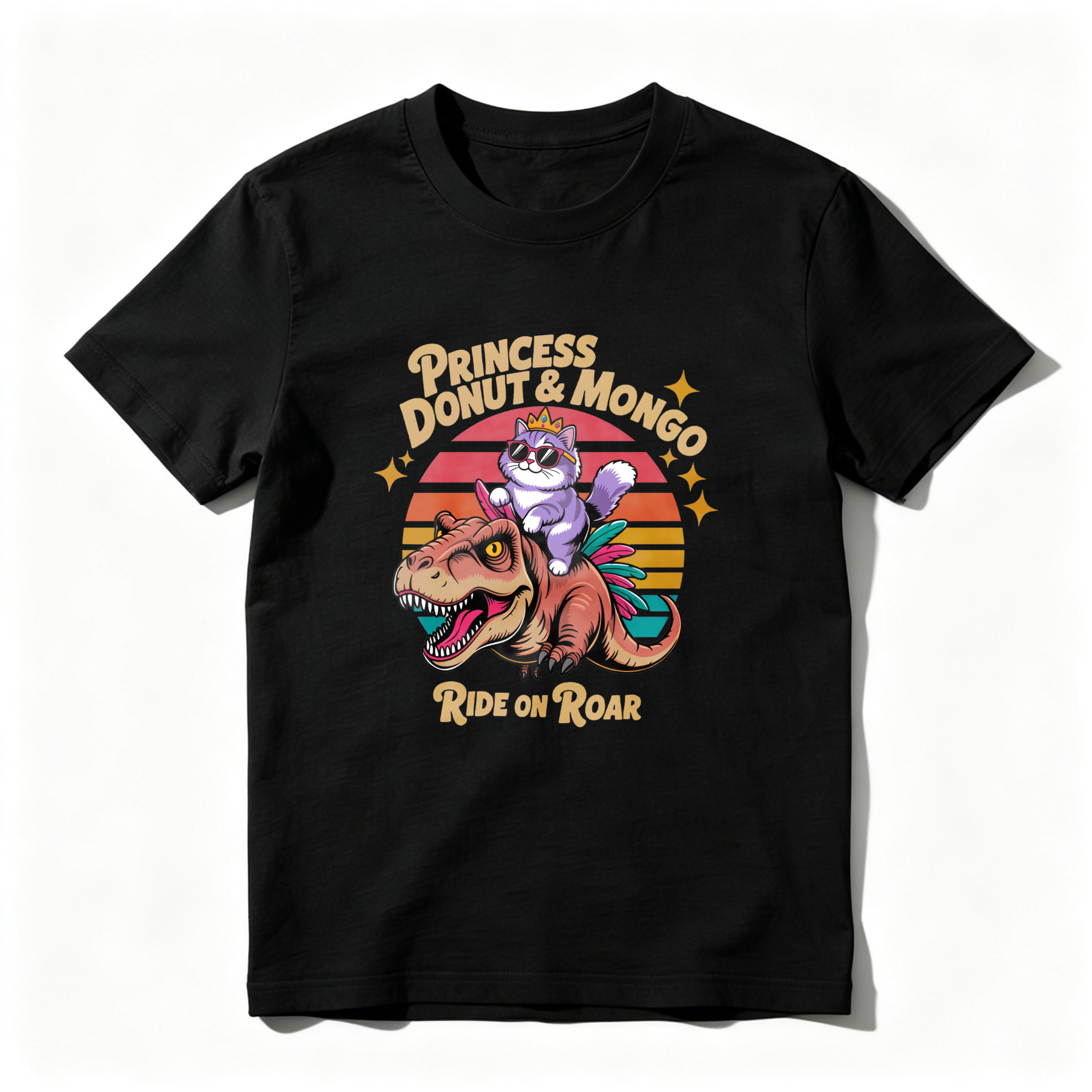 Wardrobecart Princess Donut And Mongo Ride On Roar Tshirt