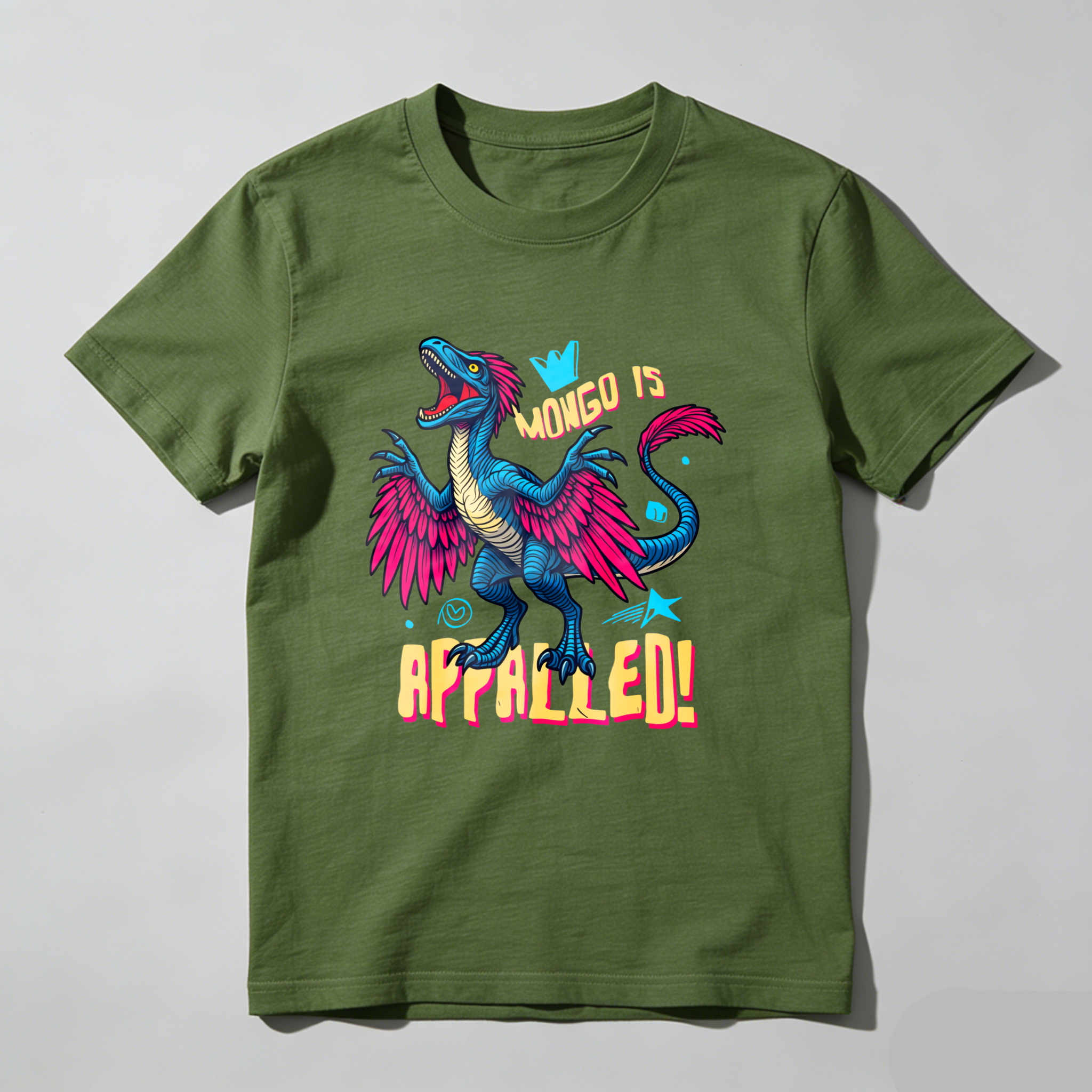Wardrobecart Mongo Is Appalled Dragon Design tshirt