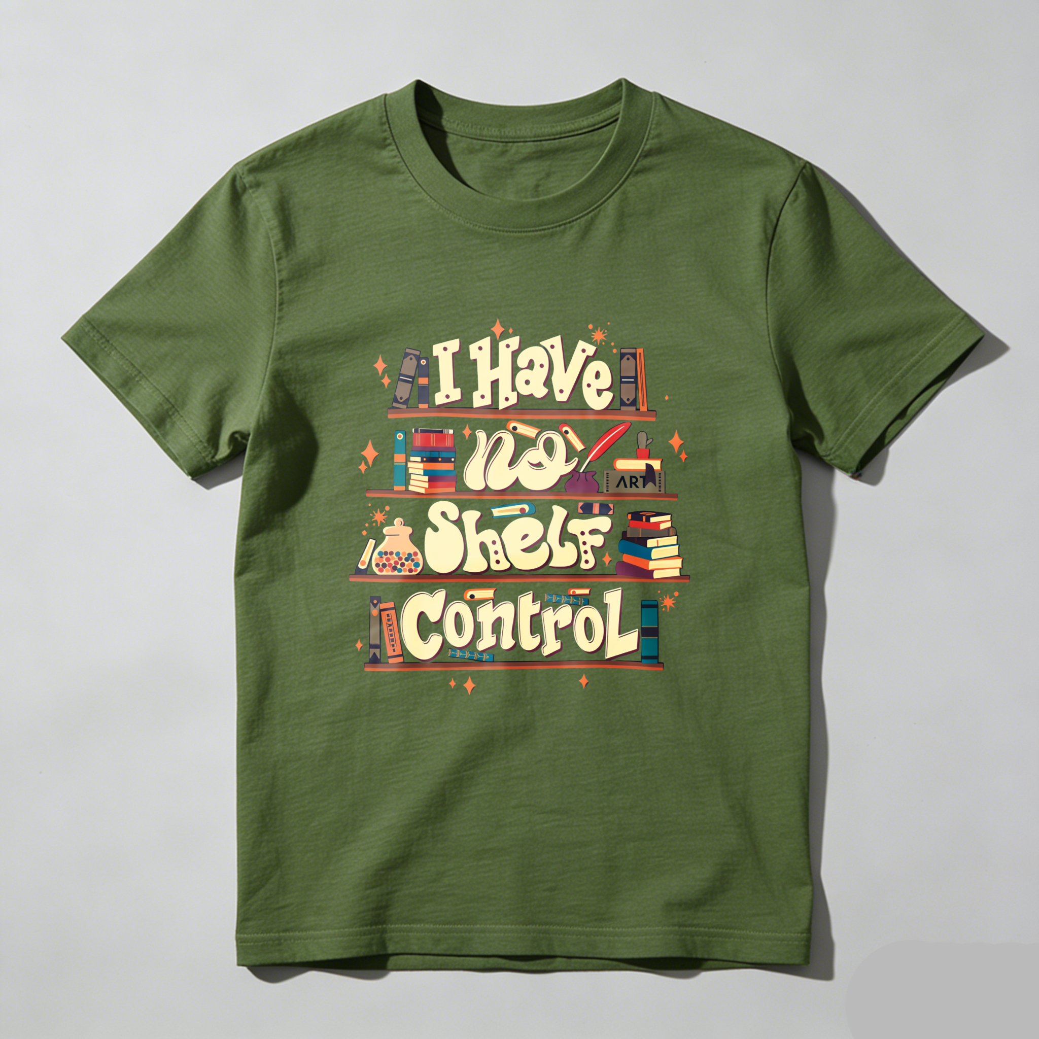 Wardrobecart I Have No Shelf Control Tshirt