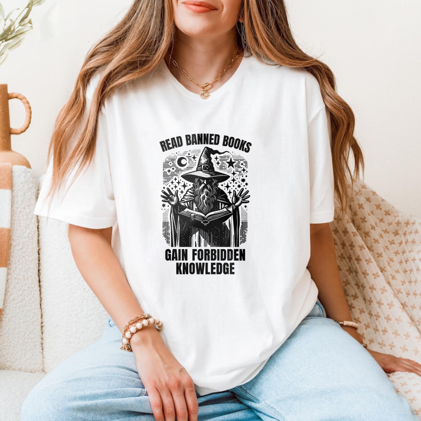 Wardrobecart Read Banned Books Gain Forbidden Knowledge Tshirt