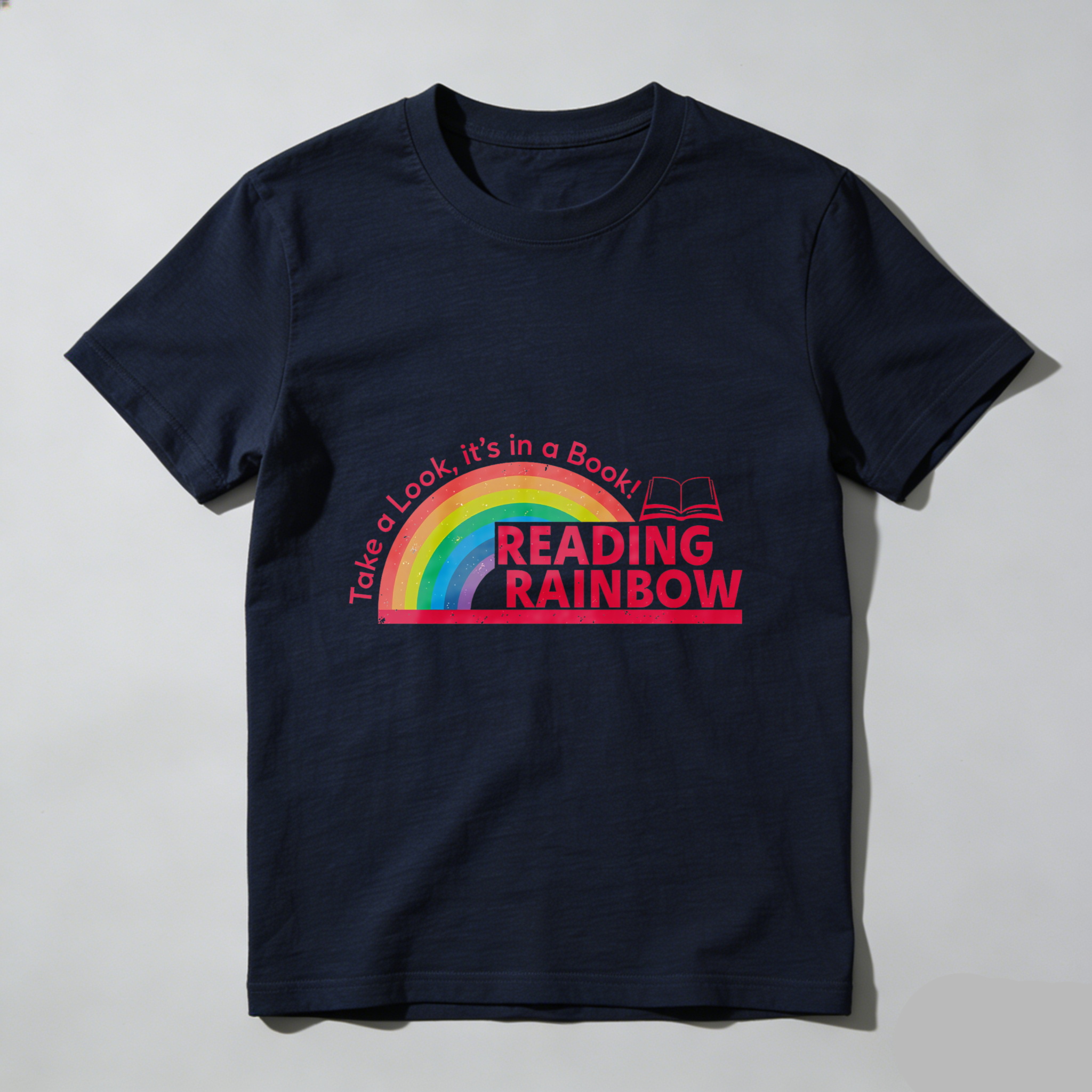 Wardrobecart Take A Look Its In A Book Reading Rainbow tshirt