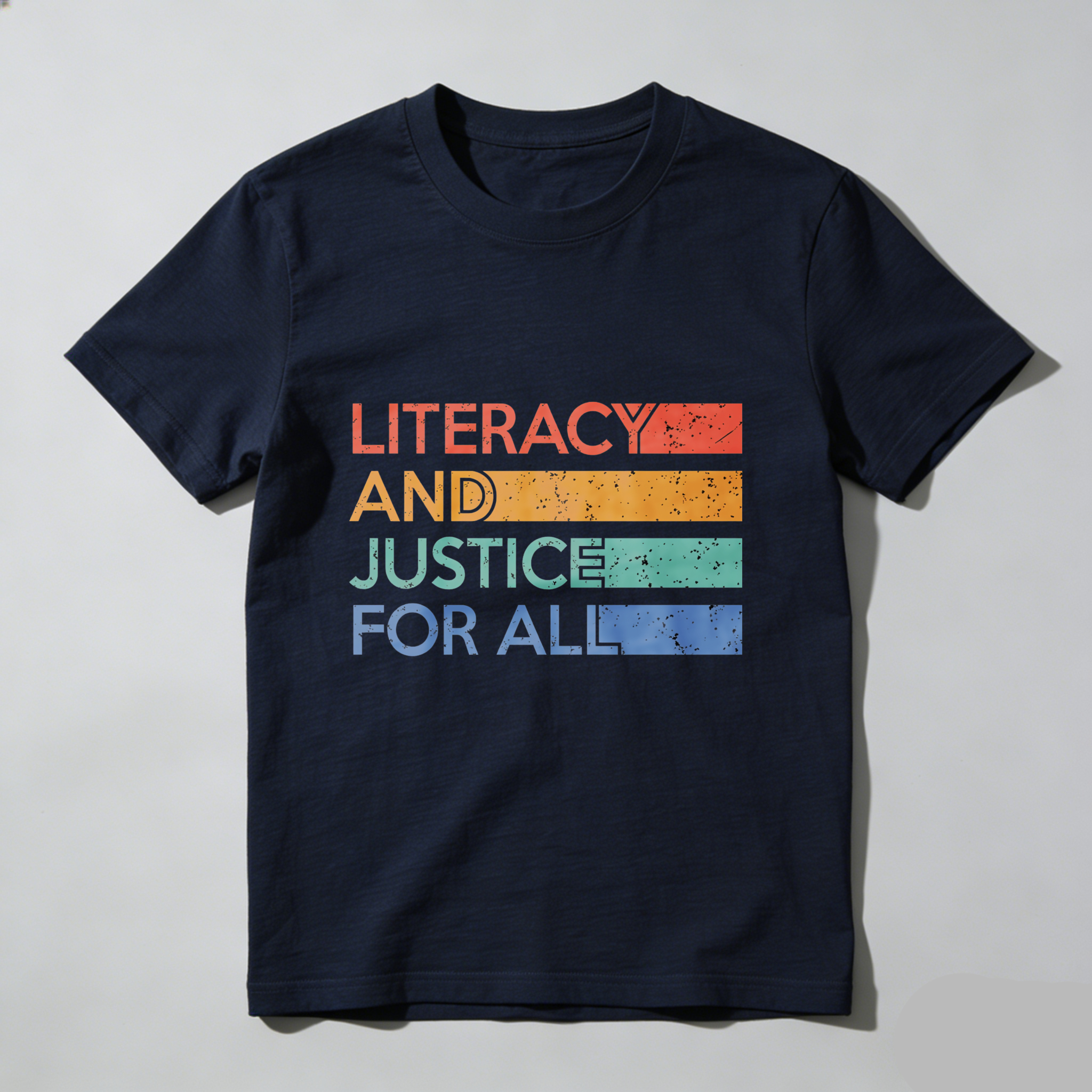 Wardrobecart Literacy And Justice For All Tshirt