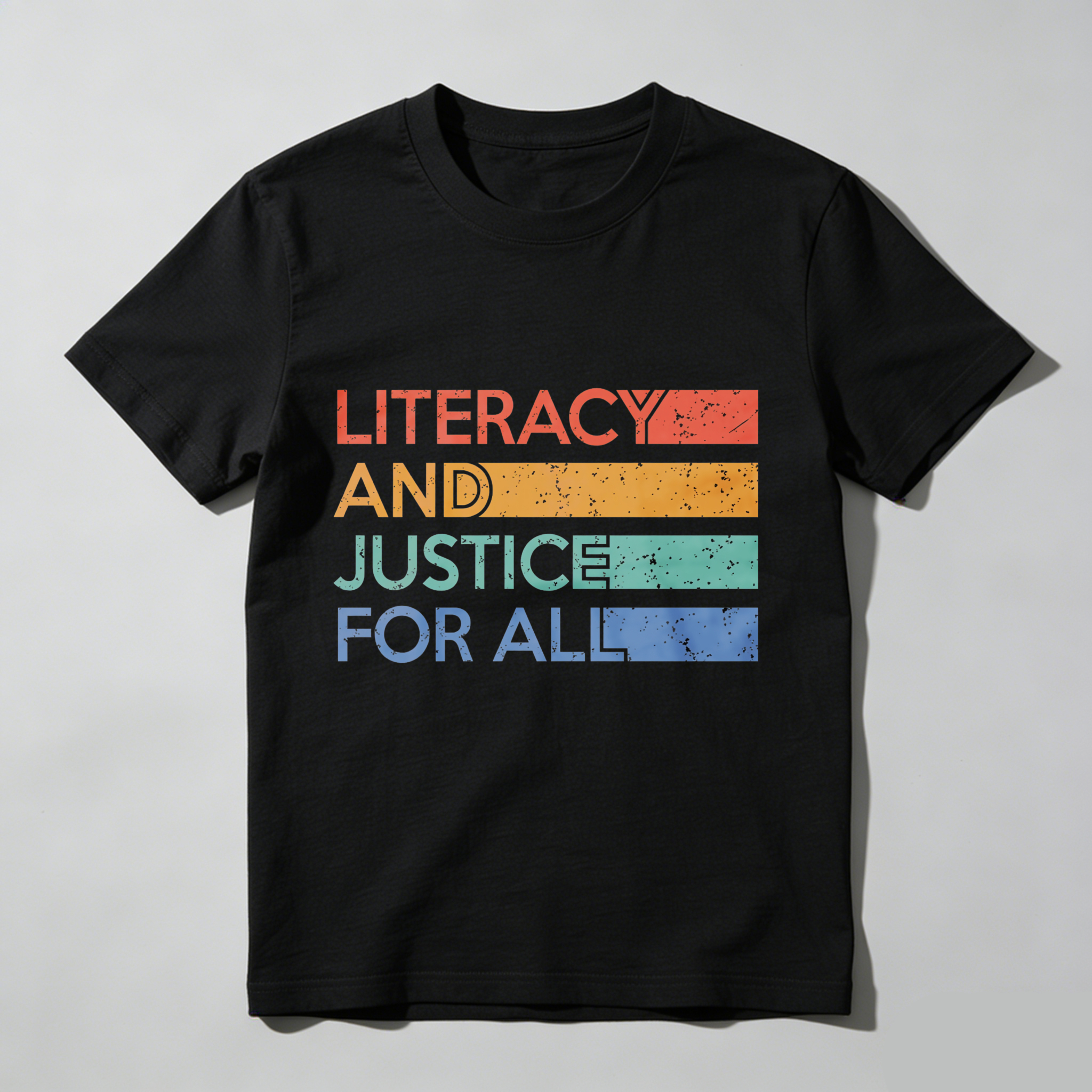 Wardrobecart Literacy And Justice For All Tshirt