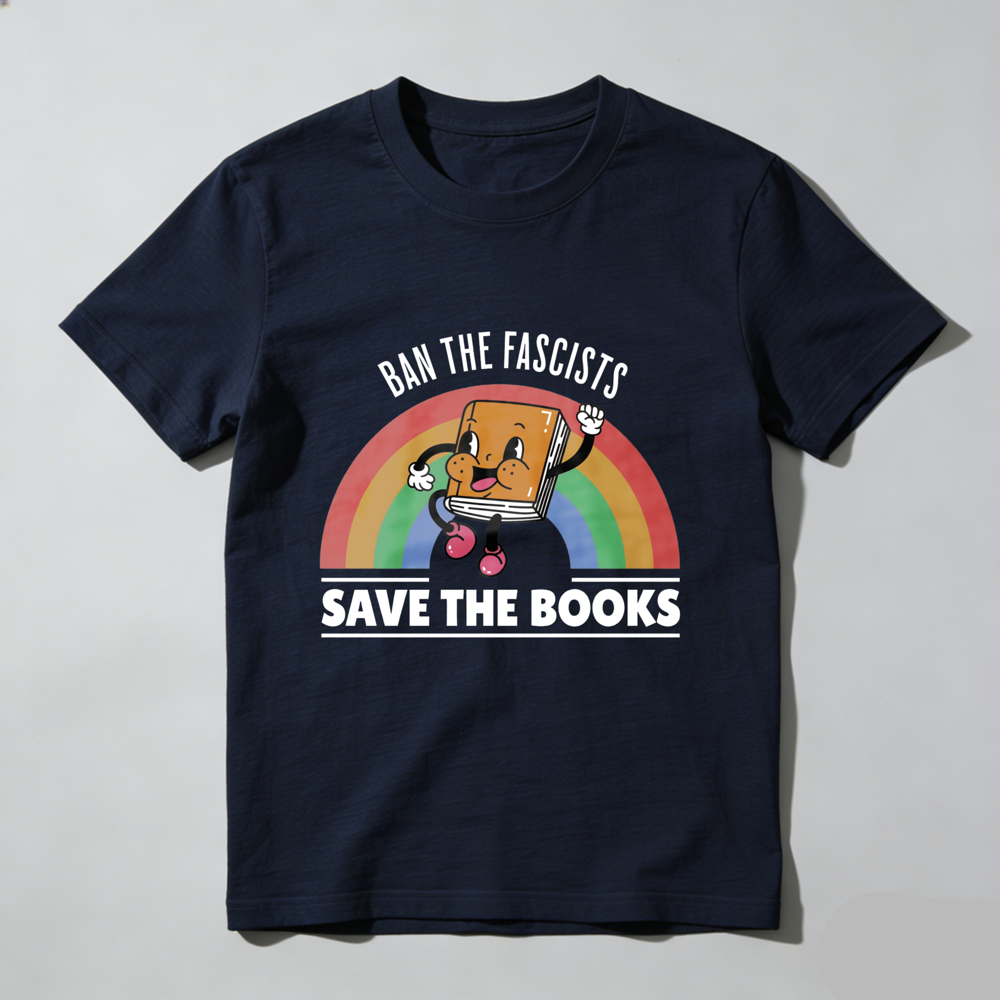 Wardrobecart Ban The Fascists Save The Books Tshirt