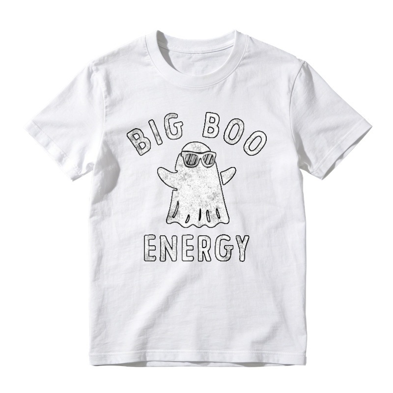 Big Boo Energy Funny Ghost With Sunglasses Graphic T-shirt