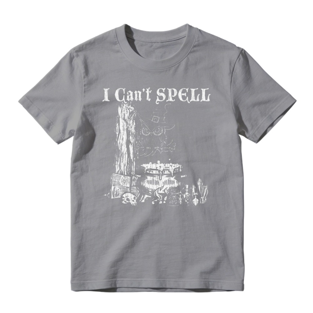 I Cant Spell Funny Witch Halloween Graphic T-shirt