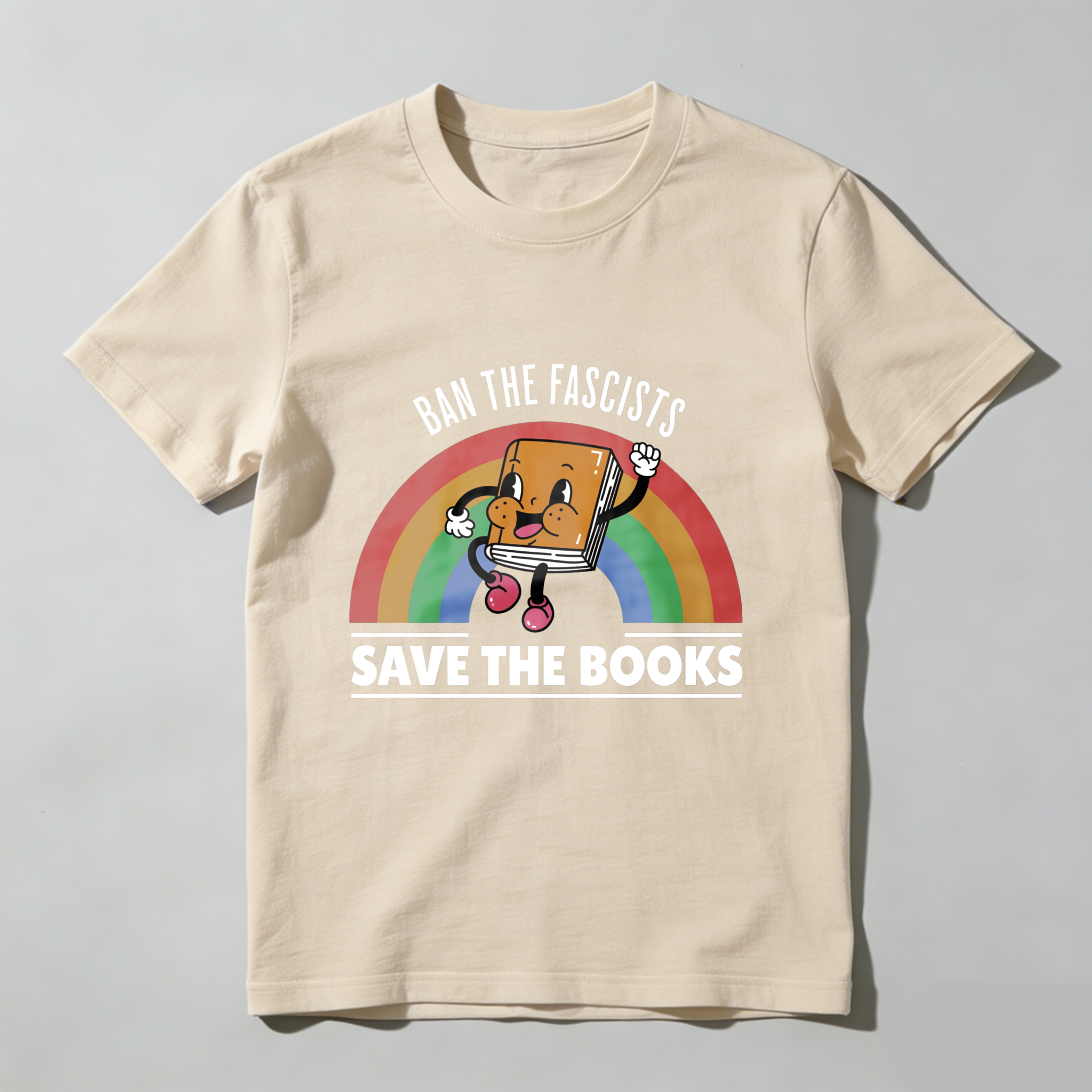 Wardrobecart Ban The Fascists Save The Books Tshirt