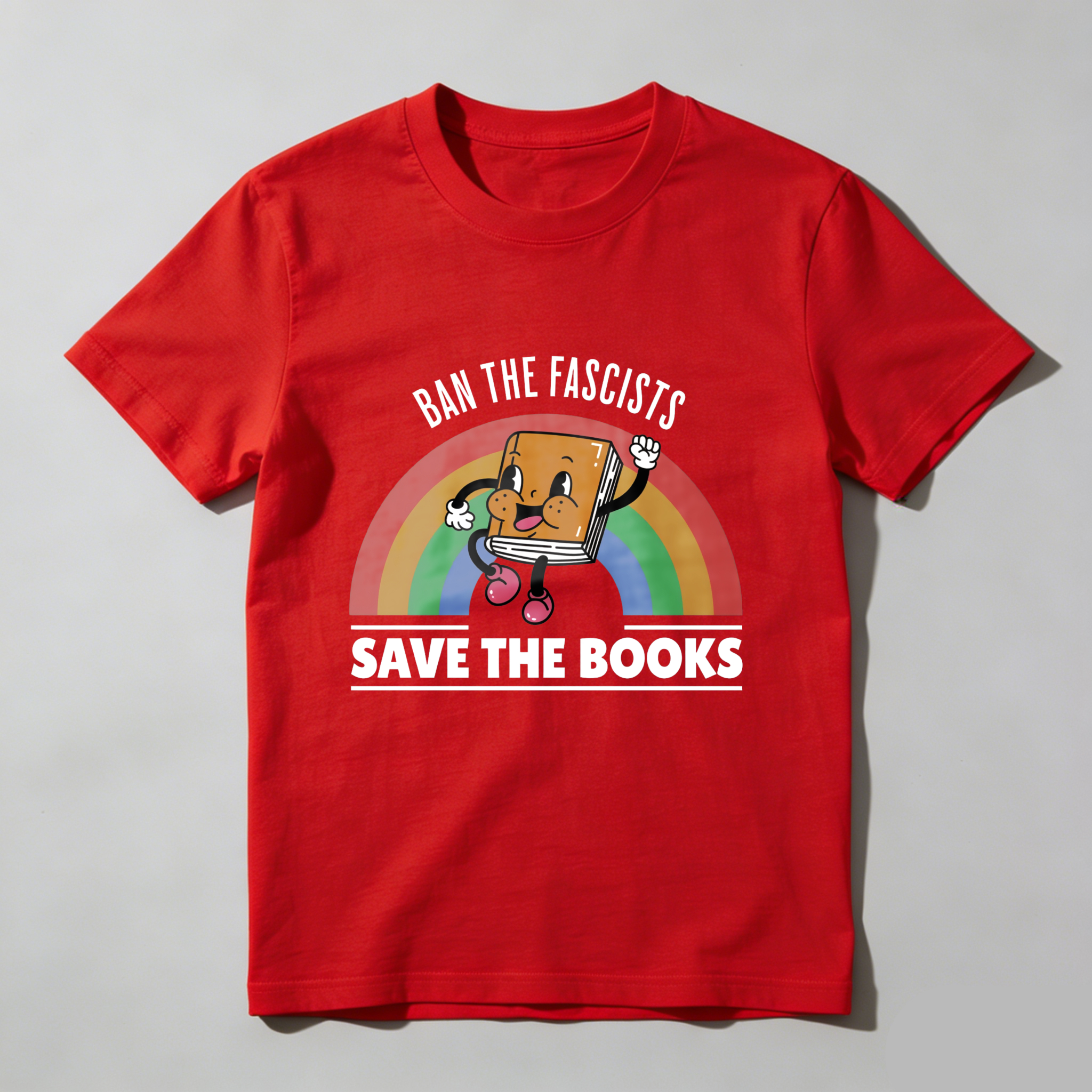 Wardrobecart Ban The Fascists Save The Books Tshirt