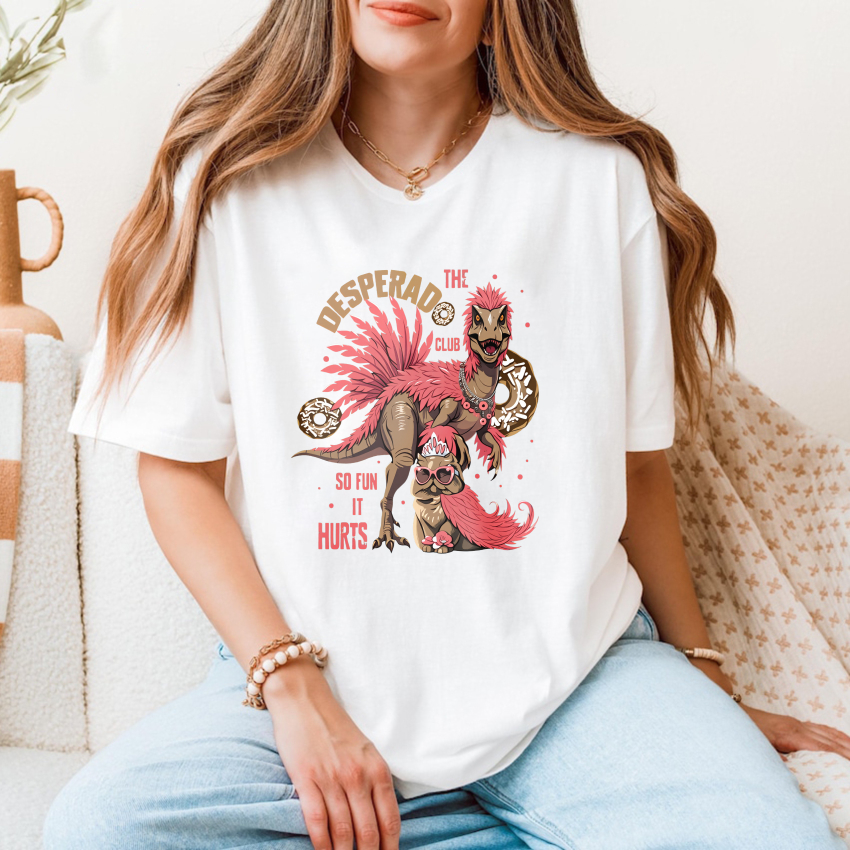 Wardrobecart The Desperado Club Dinosaur With Donuts Tshirt