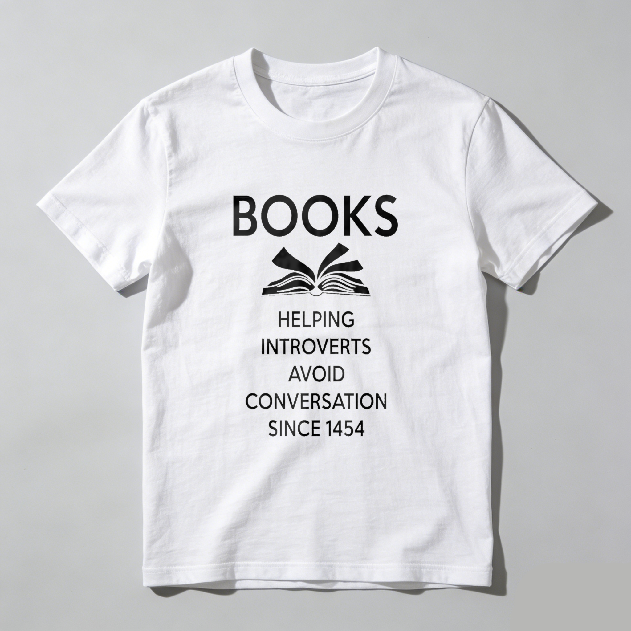 Wardrobecart Books Helping Introverts Avoid Conversation Since 1454 Tshirt