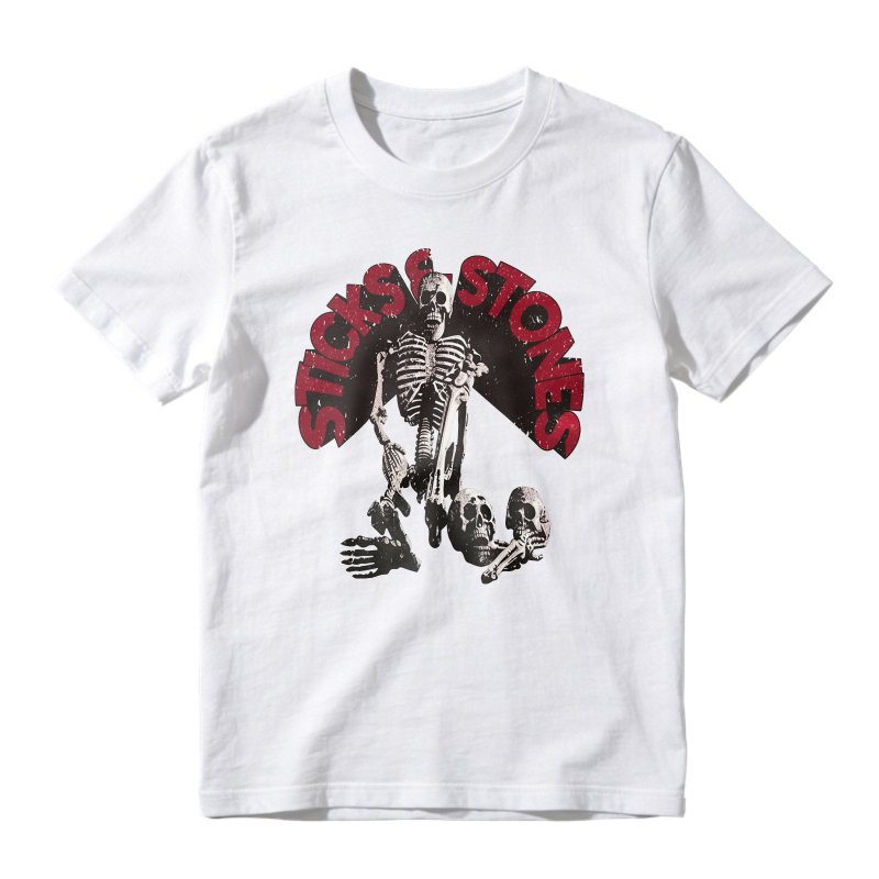 Sticks And Stones Skeleton Graphic, Unisex Classic T-shirt