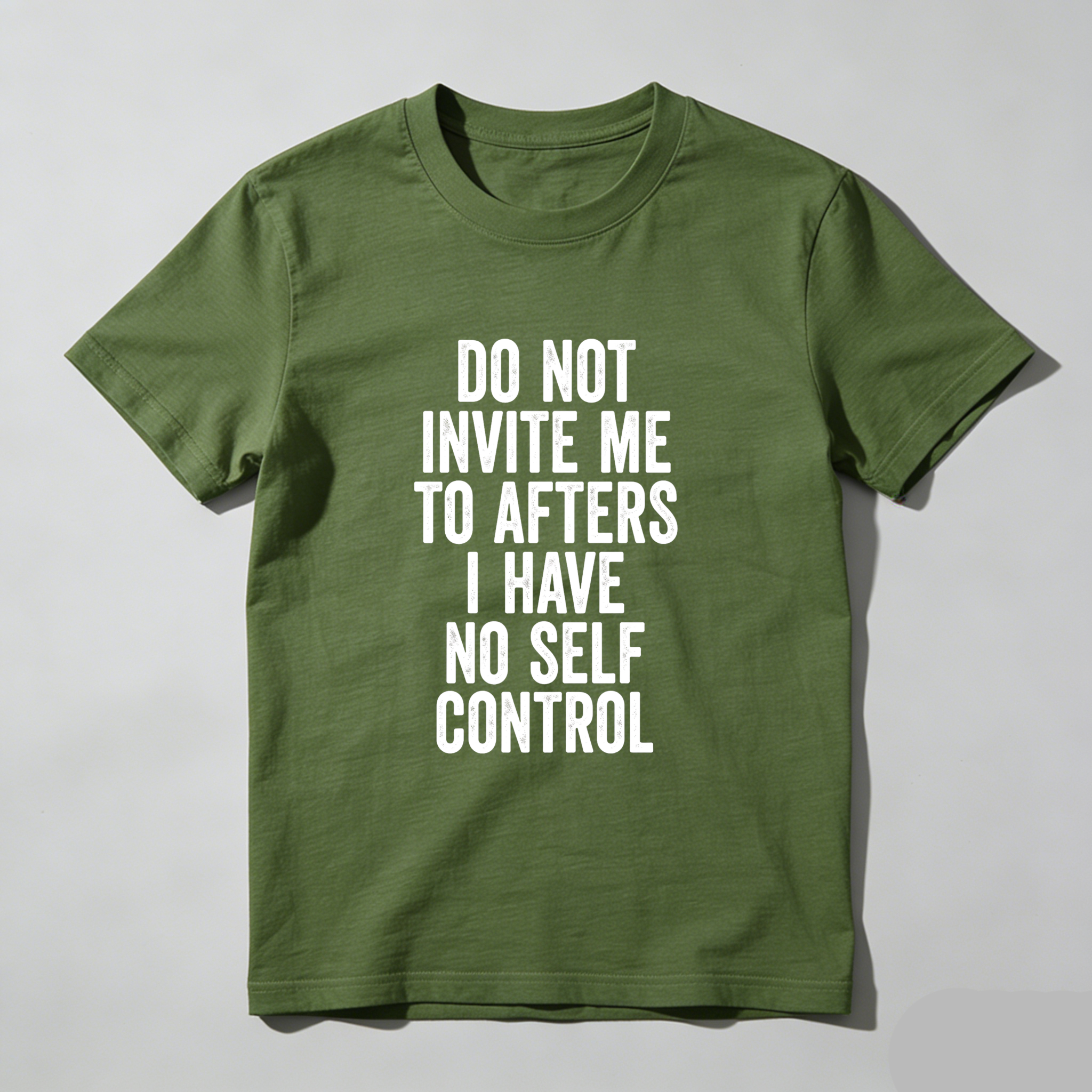 Wardrobecart Do Not Invite Me To Afters I Have No Self Control Unisex Classic T-shirt