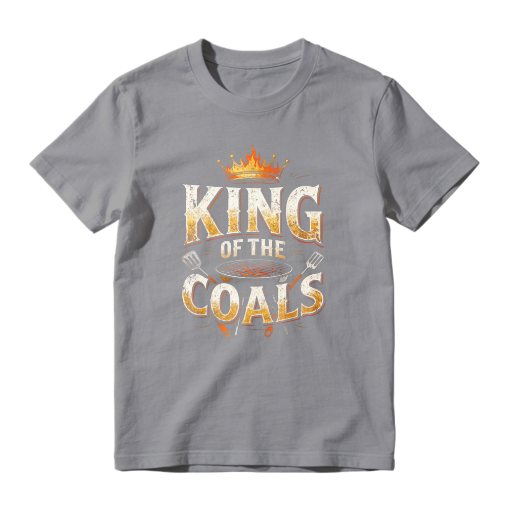 King Of The Coals Grilling Barbecue Crown Graphic Unisex Classic T-shirt