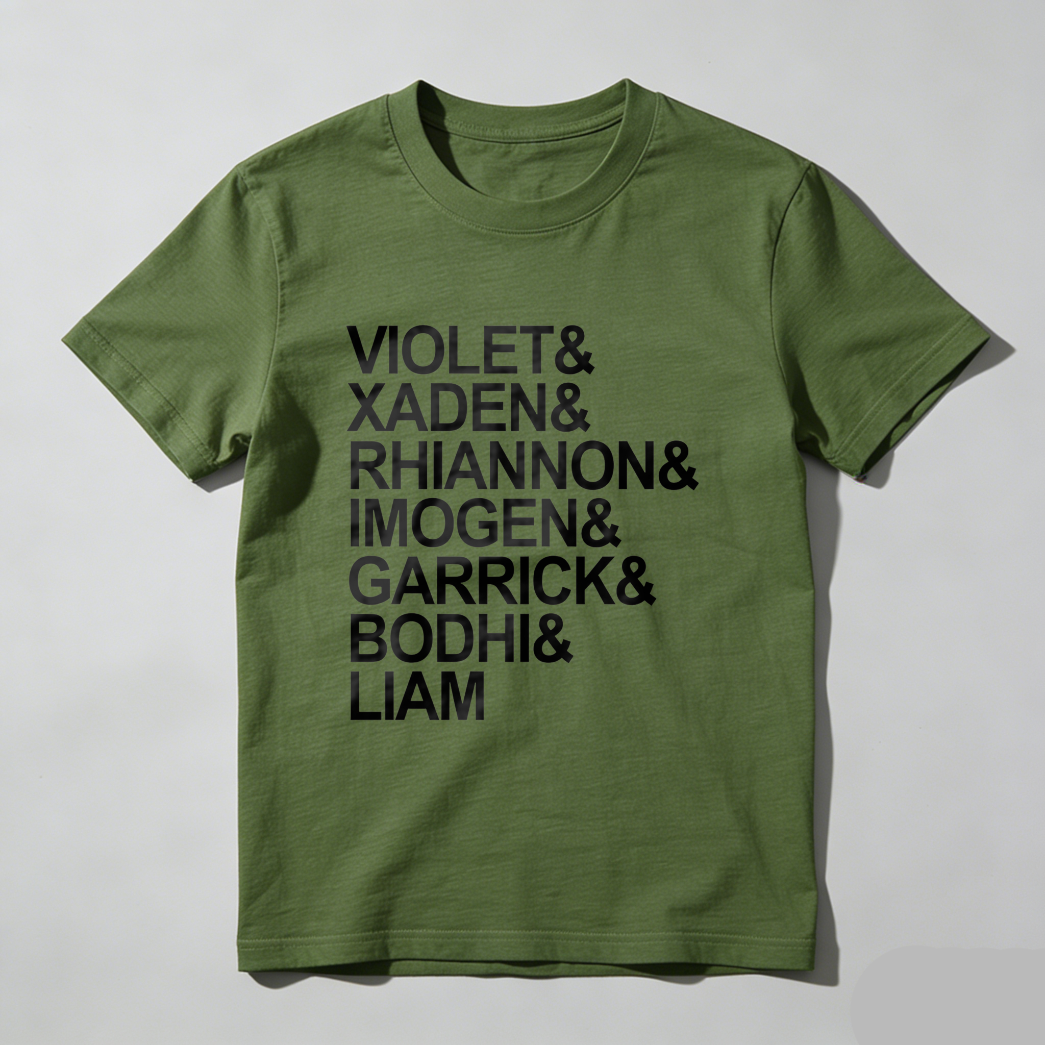 Wardrobecart Violet Xaden Rhiannon Imogen Garrick Bodhi Liam Tshirt