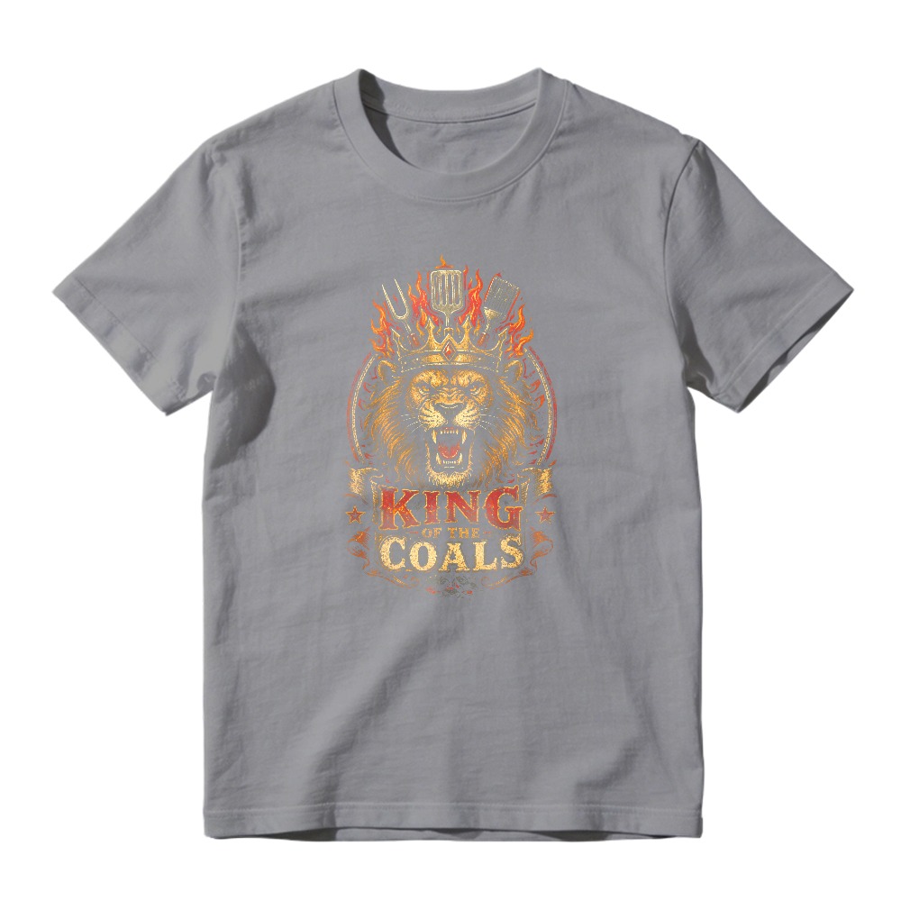 King Of The Coals Lion Crown Fire Grill Unisex Classic T-shirt