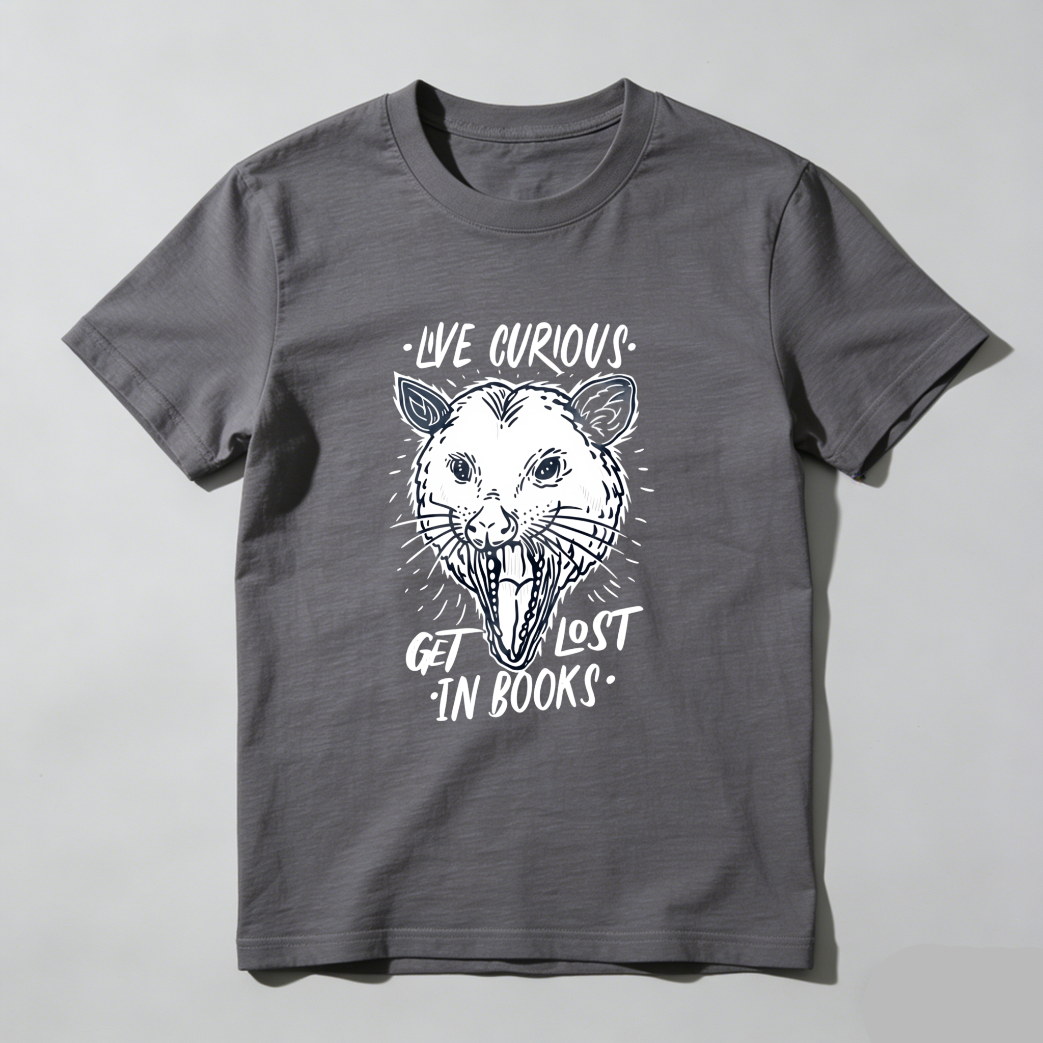 Wardrobecart Live Curious Get Lost In Books Tshirt