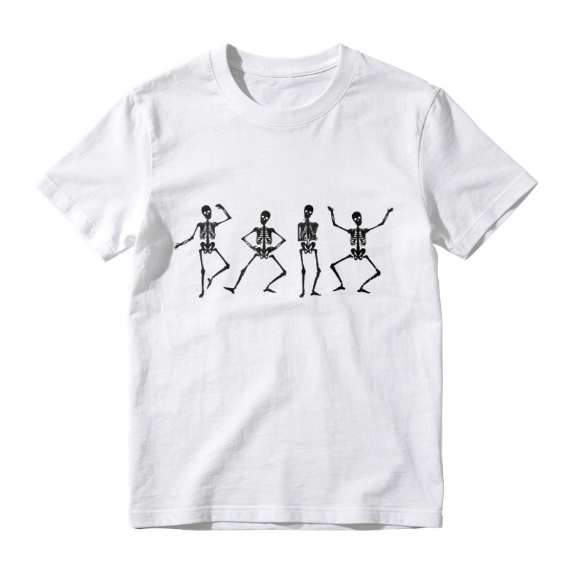 Dancing Skeletons Halloween Funny Bone Dance T-shirt