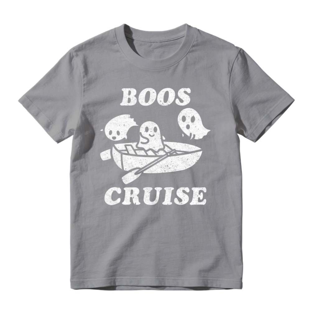 Boos Cruise Funny Ghosts In Boat Halloween Graphic T-shirt