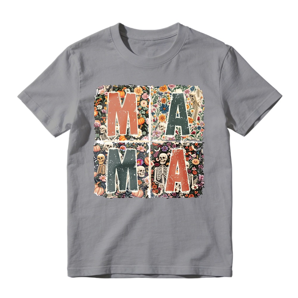 Mama Floral Skeleton Collage, Unisex Classic T-shirt