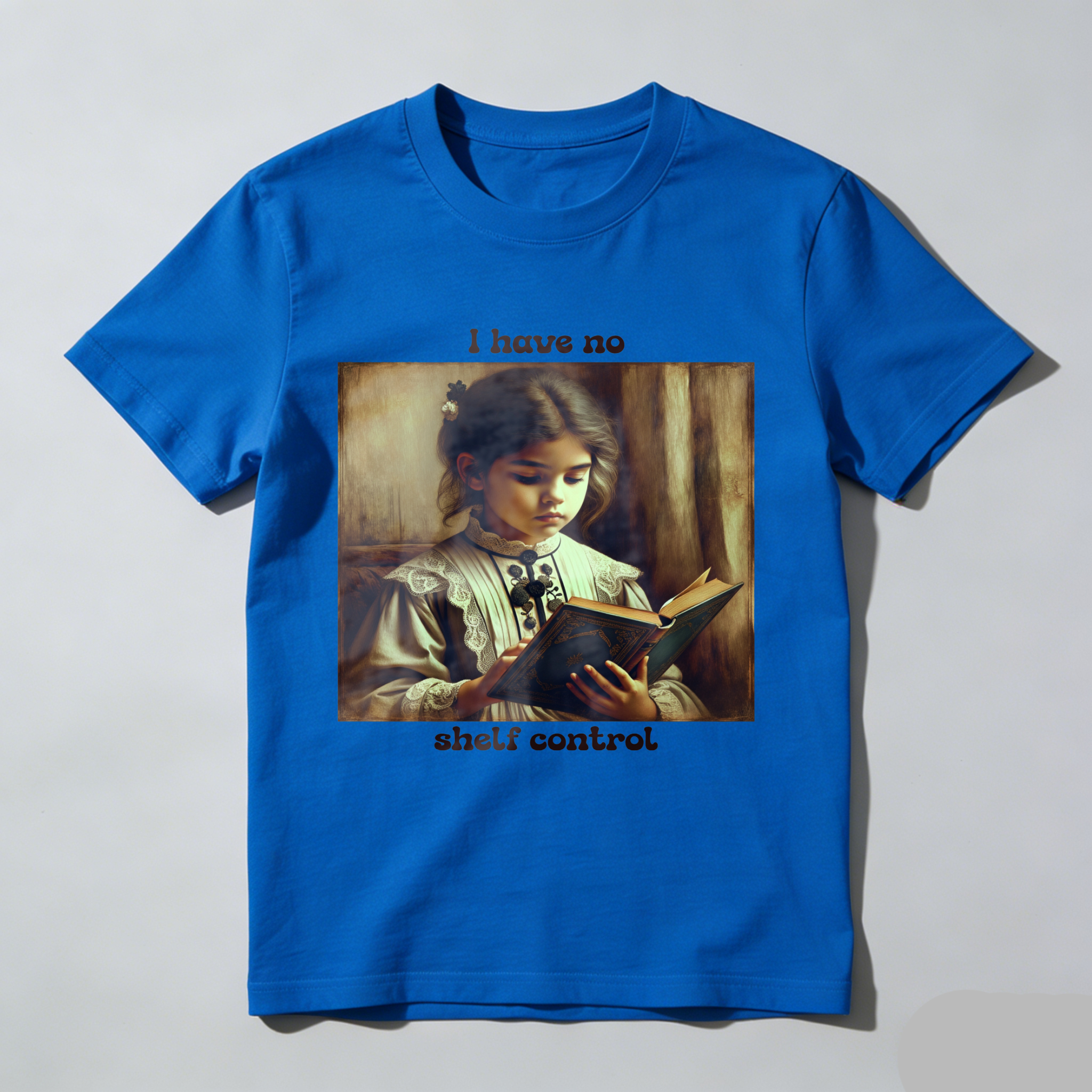 Wardrobecart Girl Reading Book I Have No Shelf Control Unisex Classic T-shirt