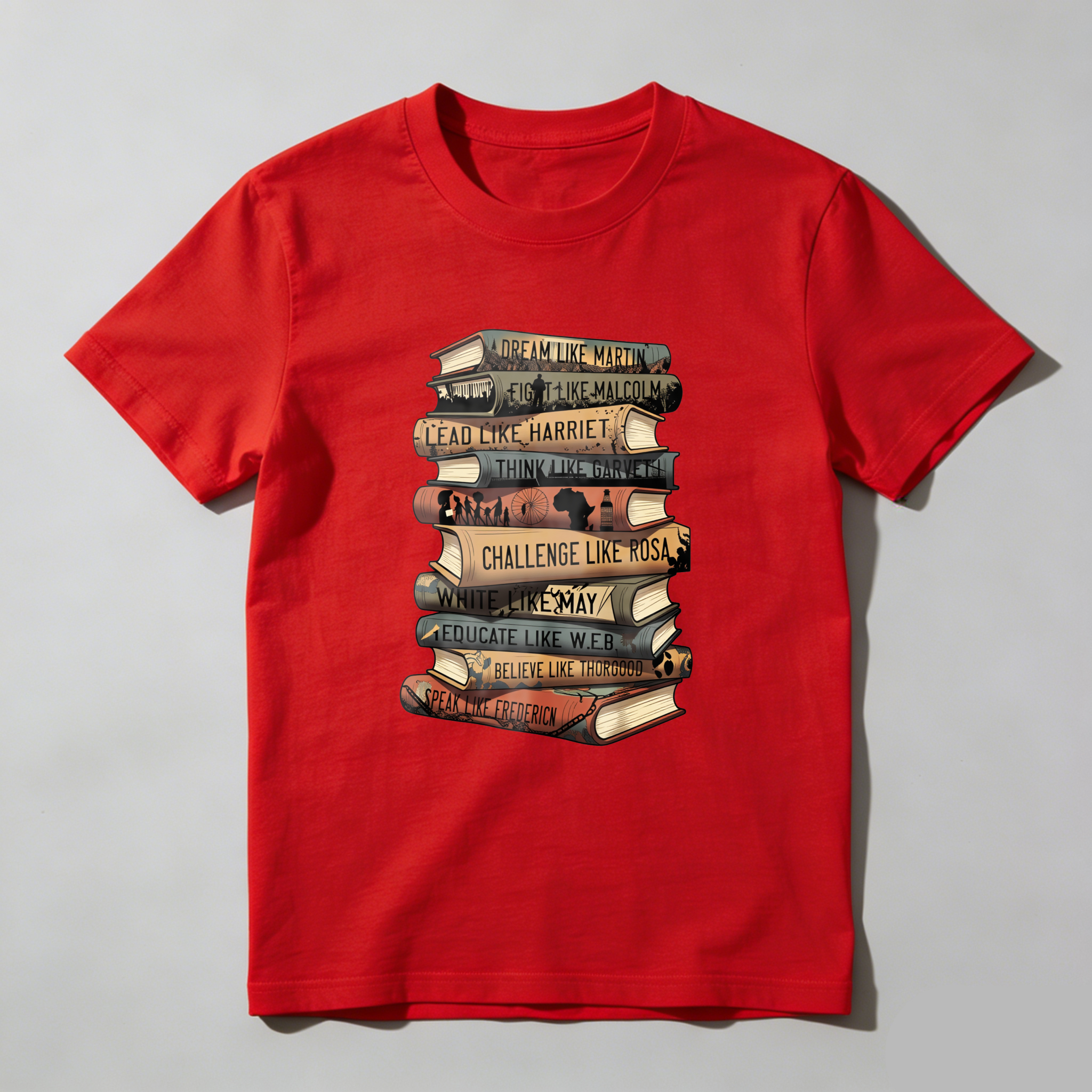 Wardrobecart Black History Books T-Shirt