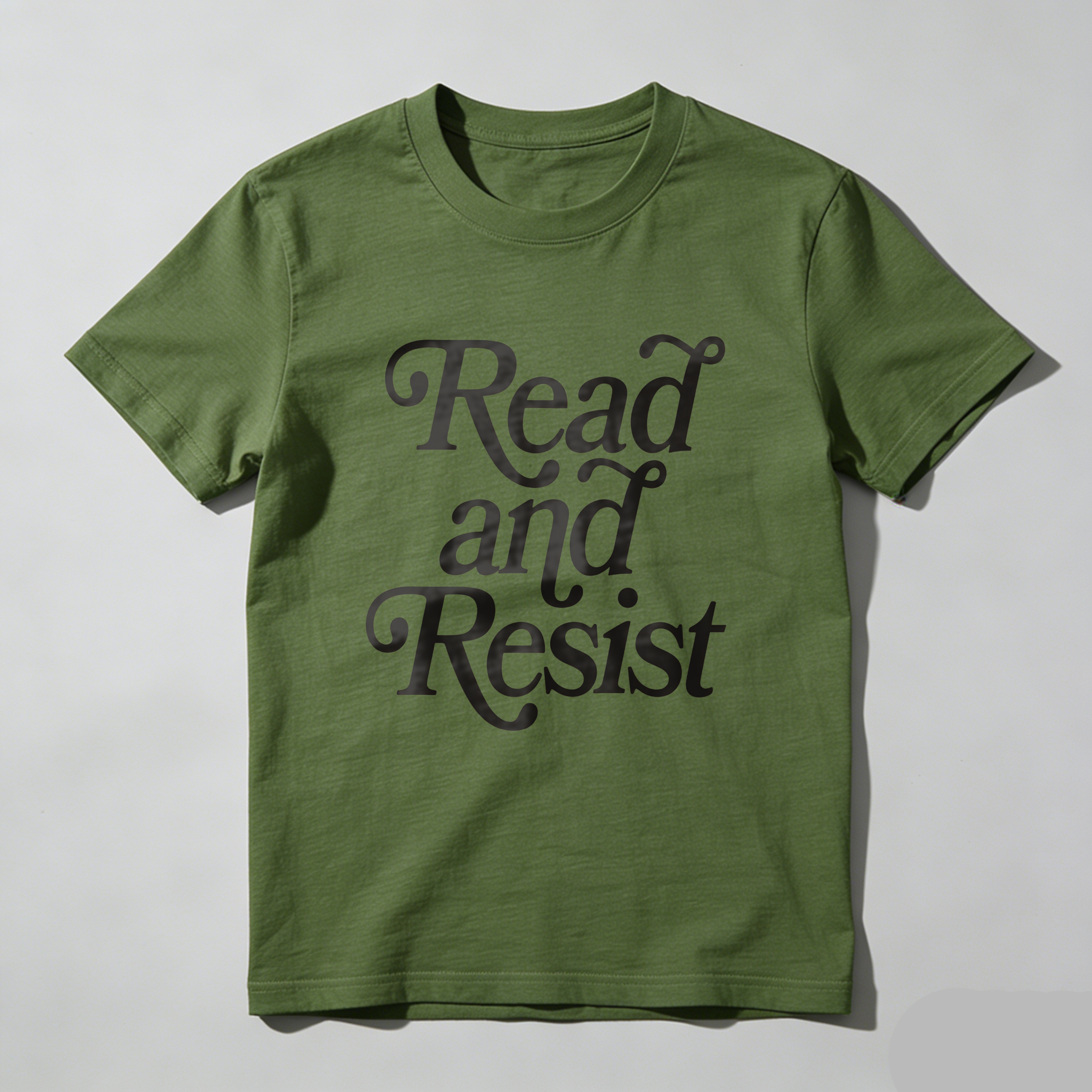 Wardrobecart Read And Resist Tshirt 100% cotton