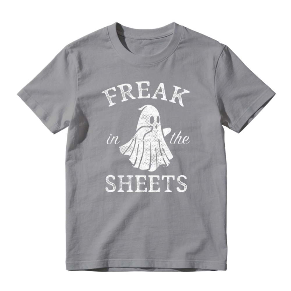 Freak In The Sheets Ghost Halloween Funny T-shirt
