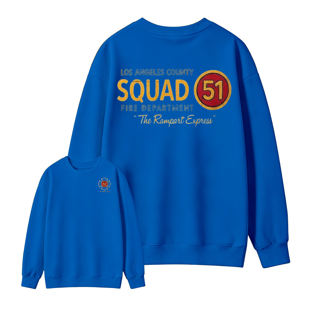 Los Angeles County Squad 51 Fire Department Sweatshirt