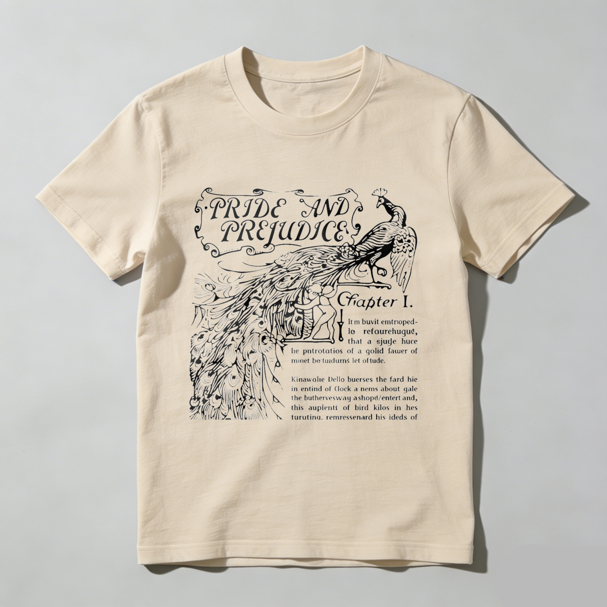 Wardrobecart Pride And Prejudice Chapter One Design Tshirt